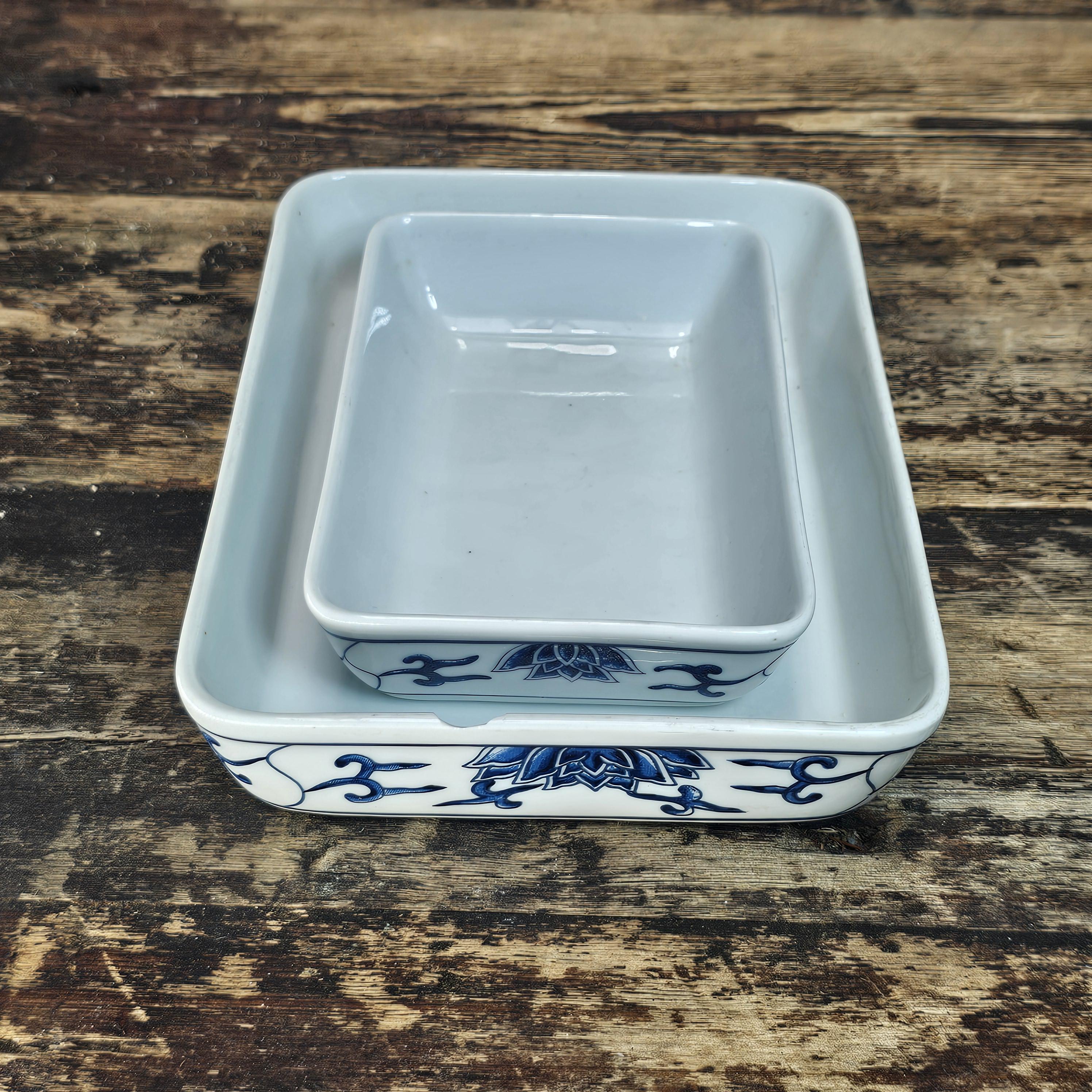 Vintage China Airlines First / Business Class Porcelain Trays by TATUNG Set of 2