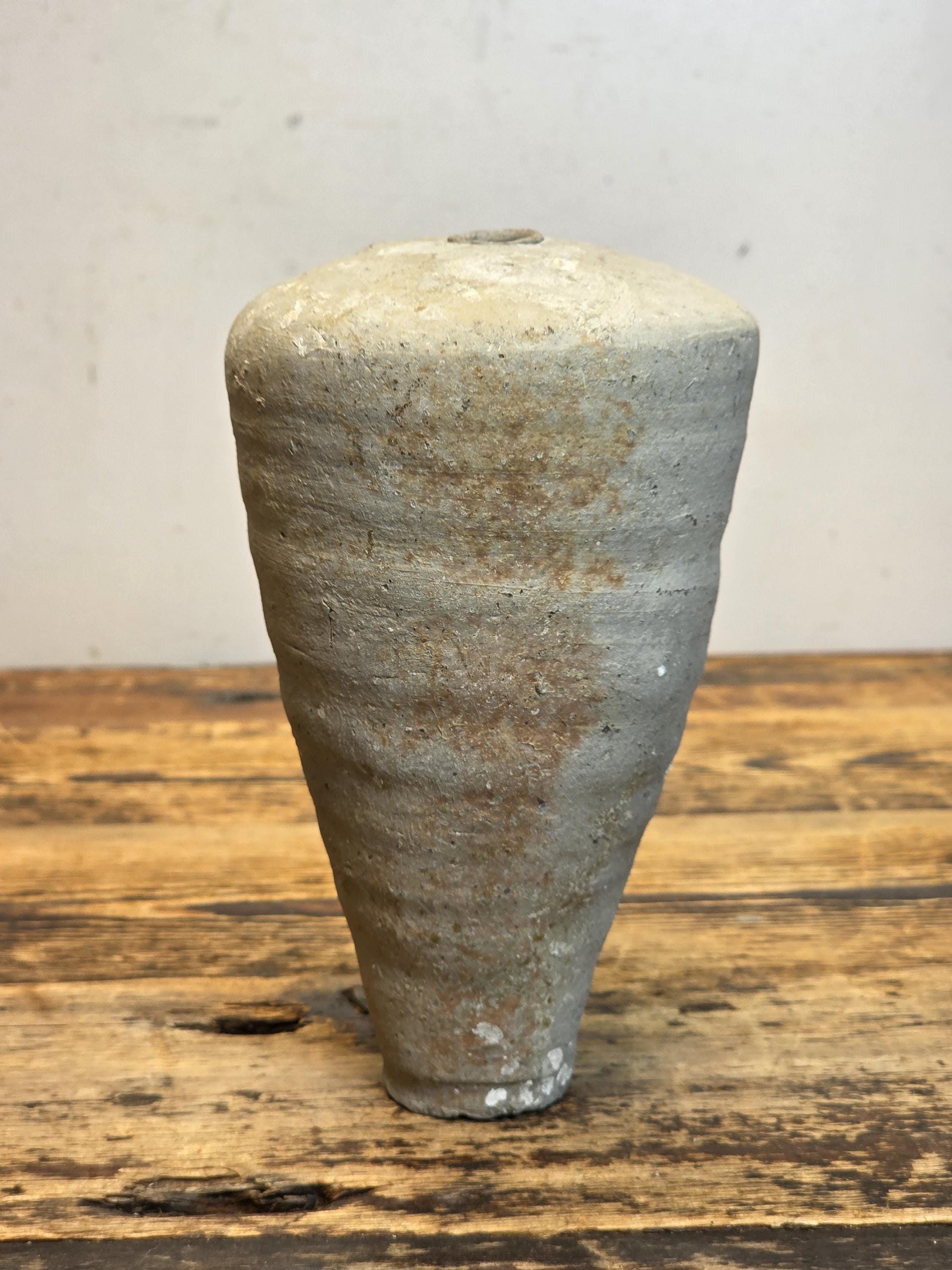 Antique Chinese Song / Yuan Dynasty "Mercury Jar" Shipwreck Trade Ceramic 7"H