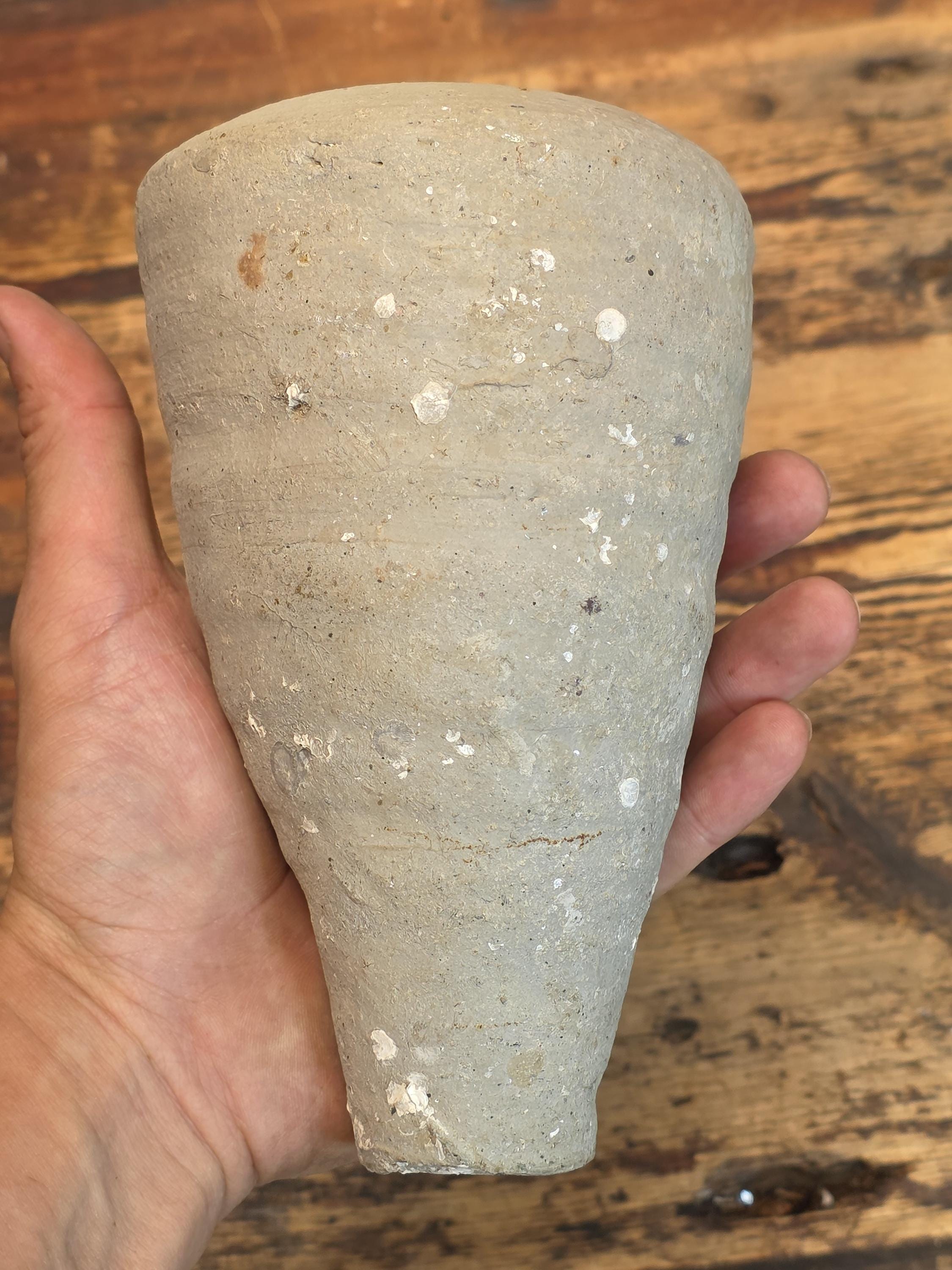 Antique Chinese Song / Yuan Dynasty "Mercury Jar" Shipwreck Trade Ceramic 7"H