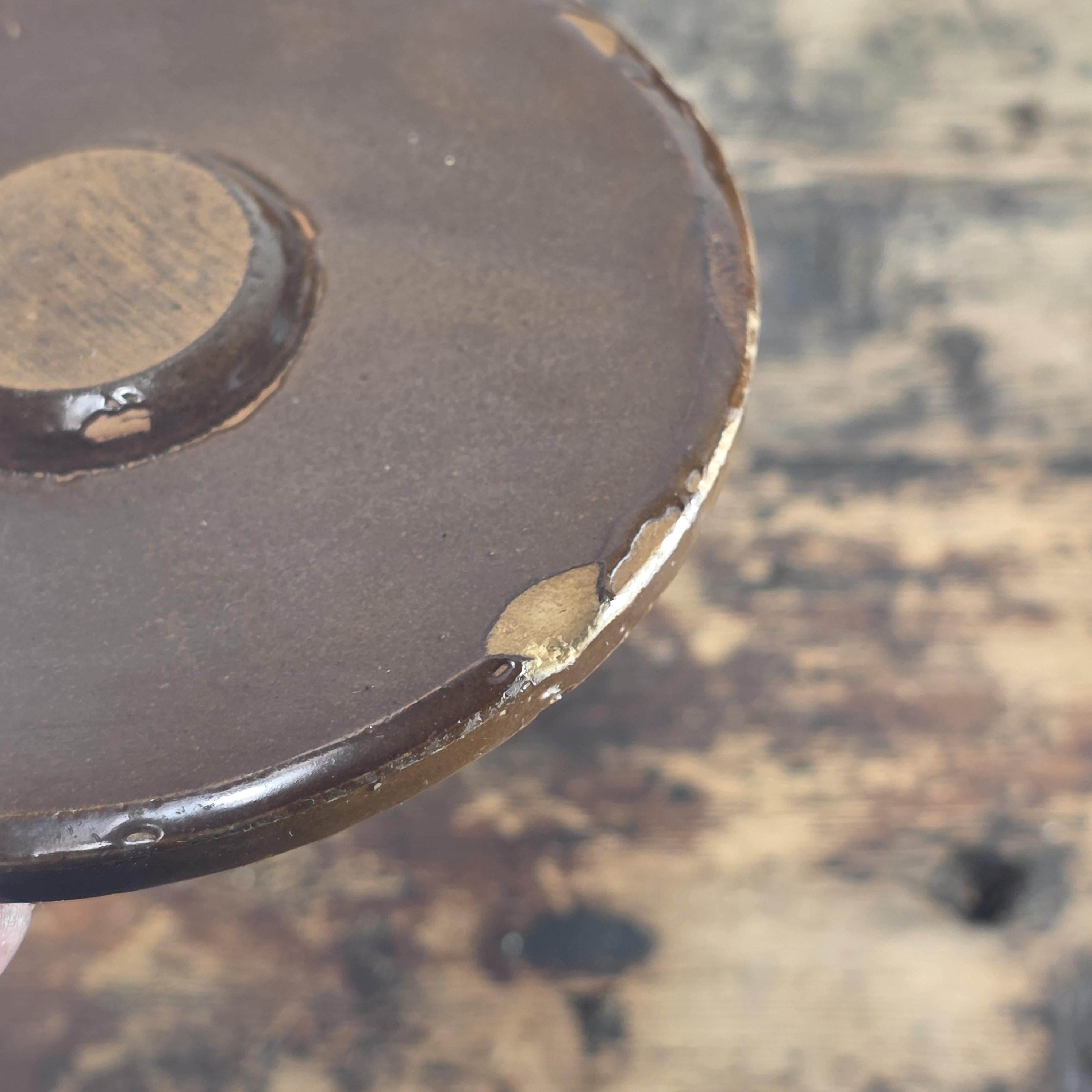 Red Wing Stoneware Advertising Bean Pot w/ Lid Henry Eggink Alton Iowa 1930's