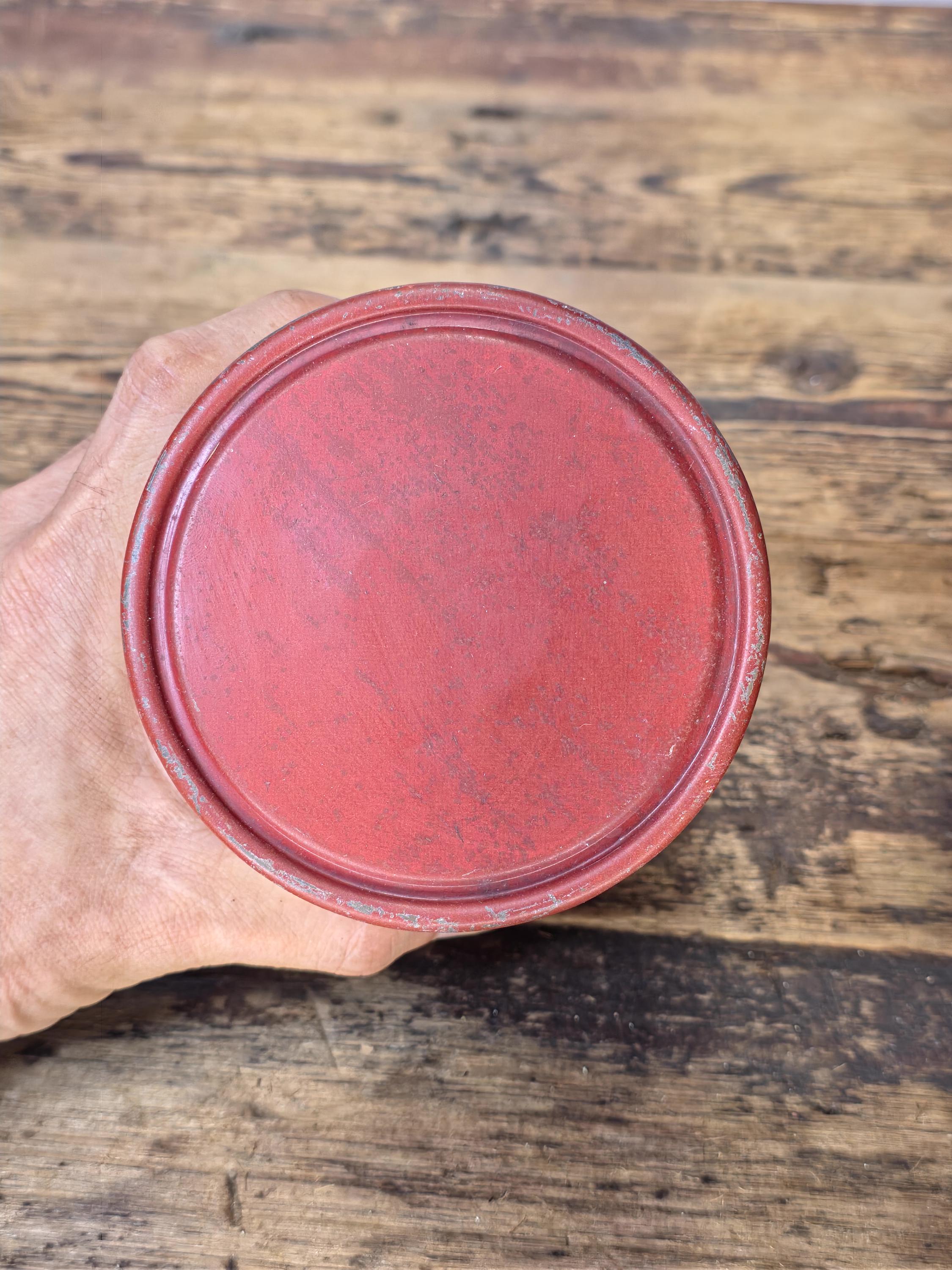 Vintage 1940s Cresca Hygeia Figs Lithographed Tin Can, Smyrna Turkey 1 lb