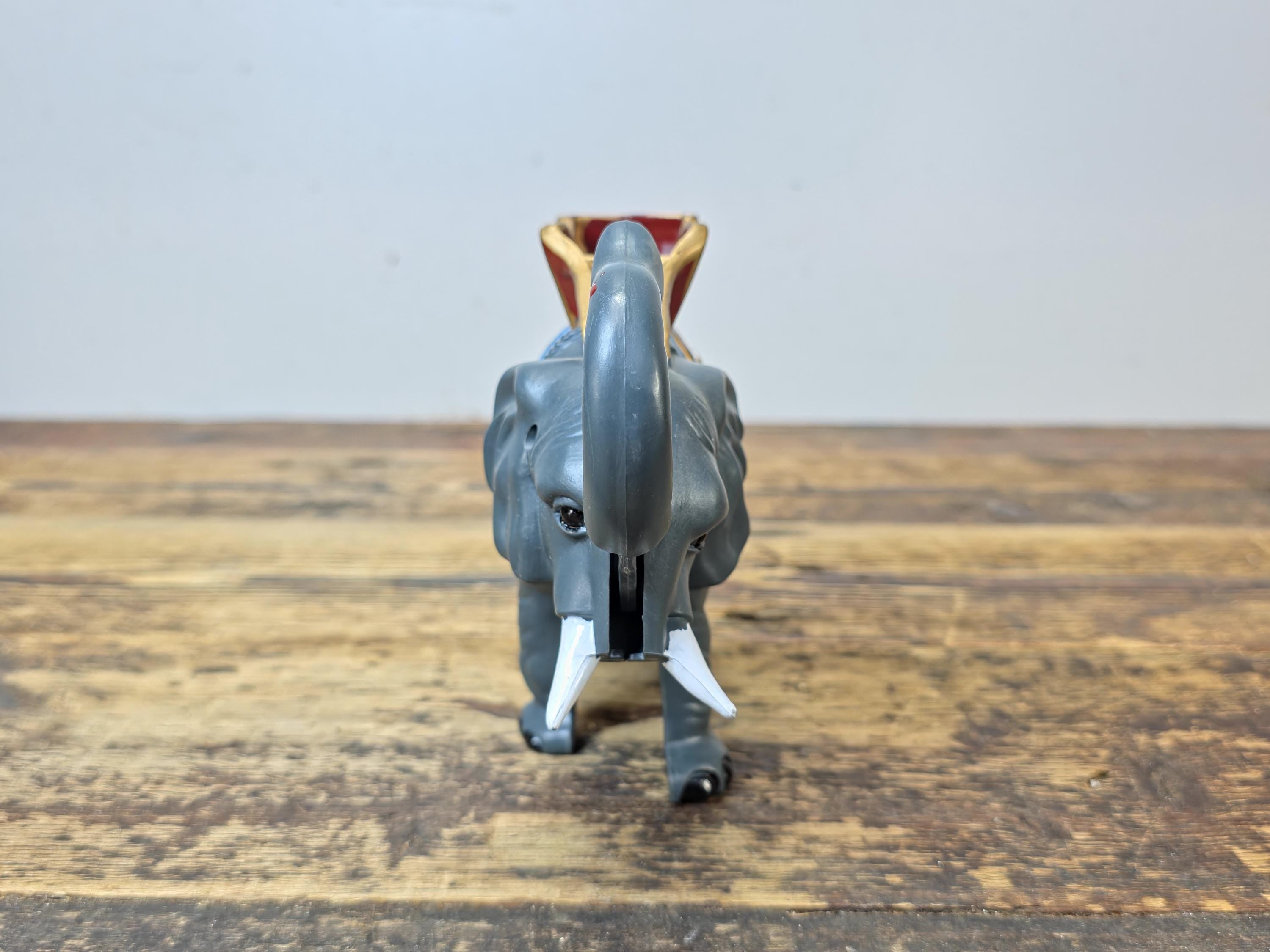 Vintage 1975 J.N.N.Y. Elephant Coin Bank — Made in Hong Kong w/ Box