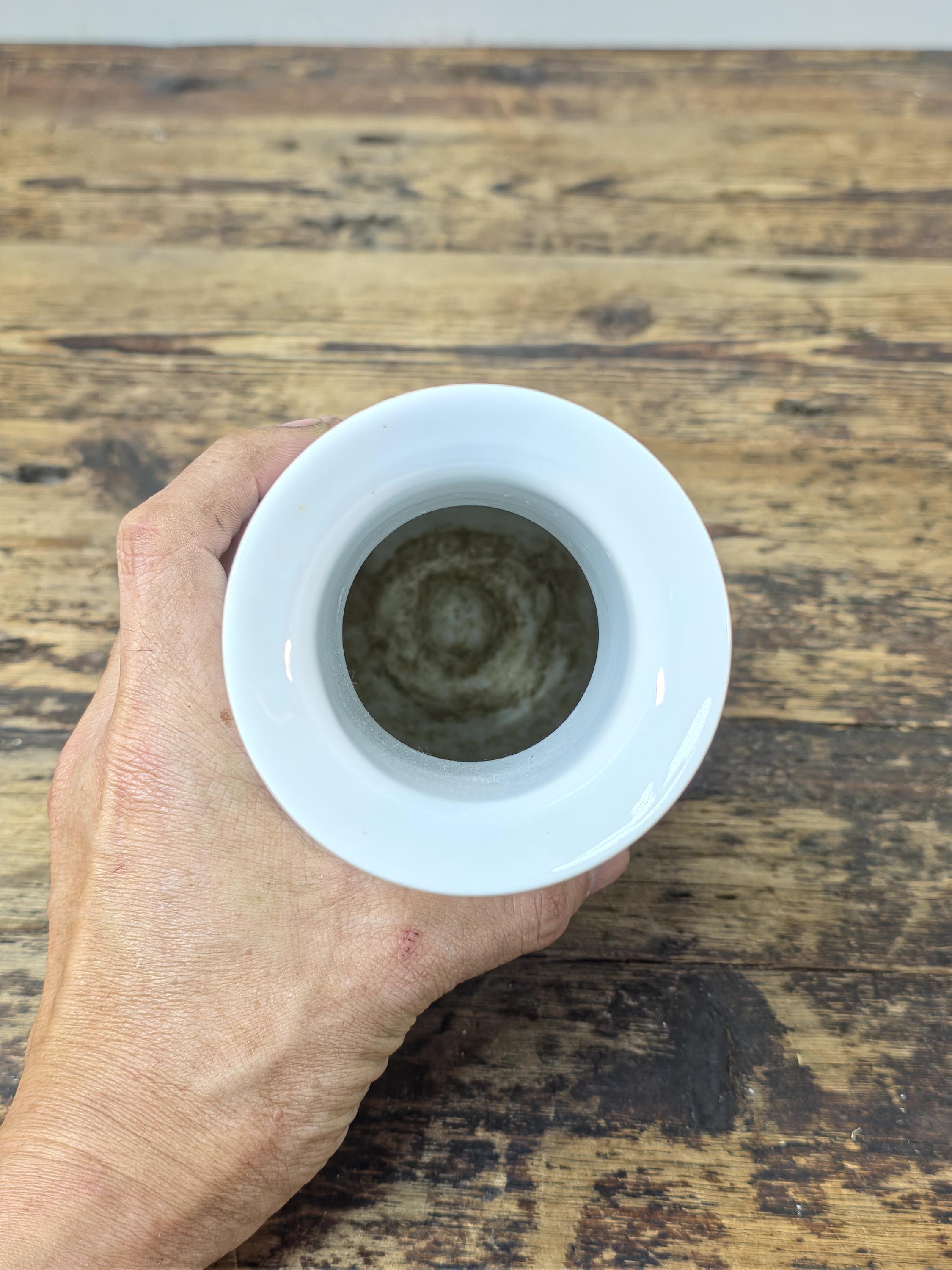 Thomas Germany “Nelkenvase” White Porcelain Vase – 1 L (1970s–80s)