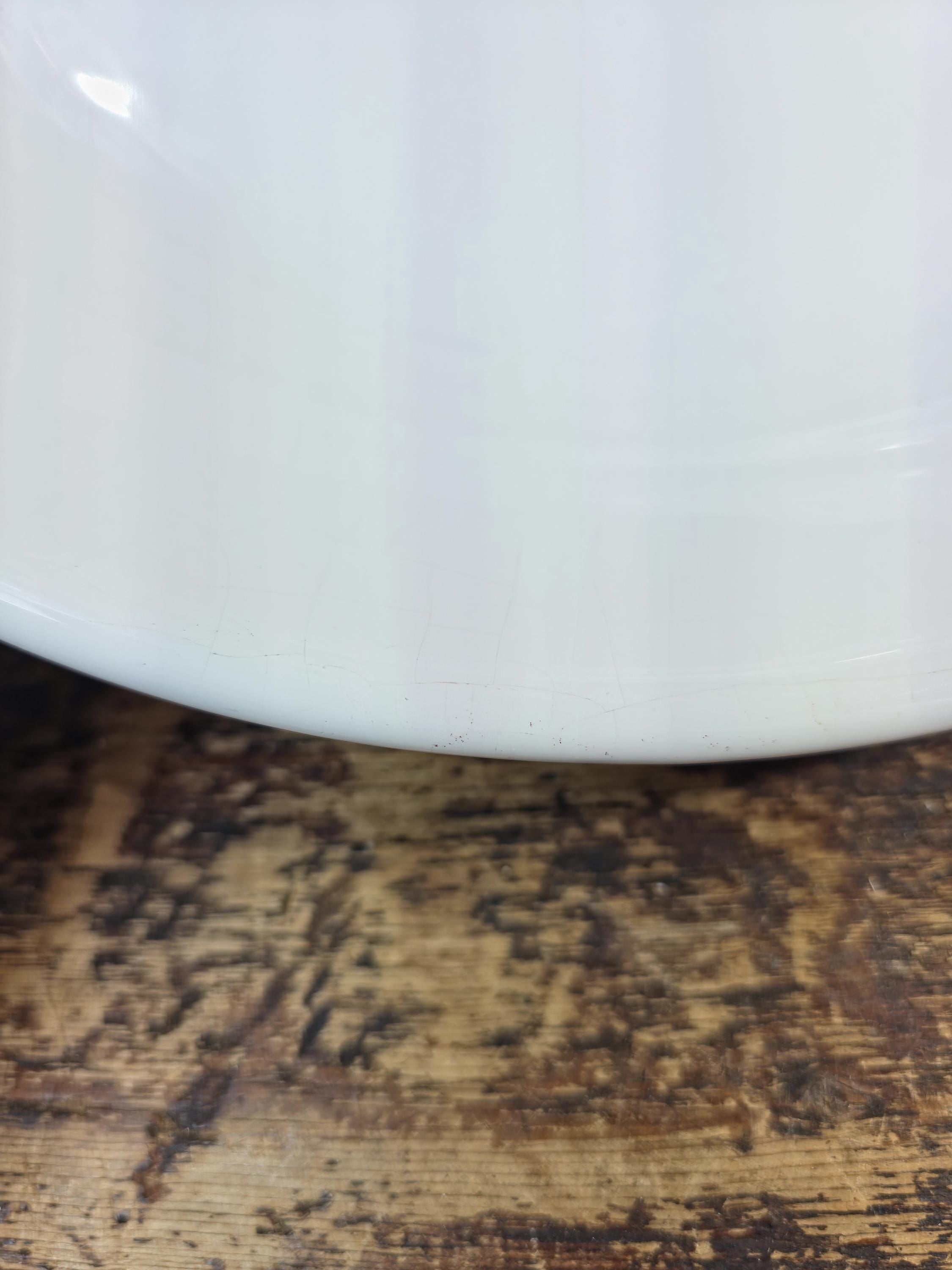 Vintage Ceramica ARM White Serving Bowl — Made in Italy, circa 1960s–1970s