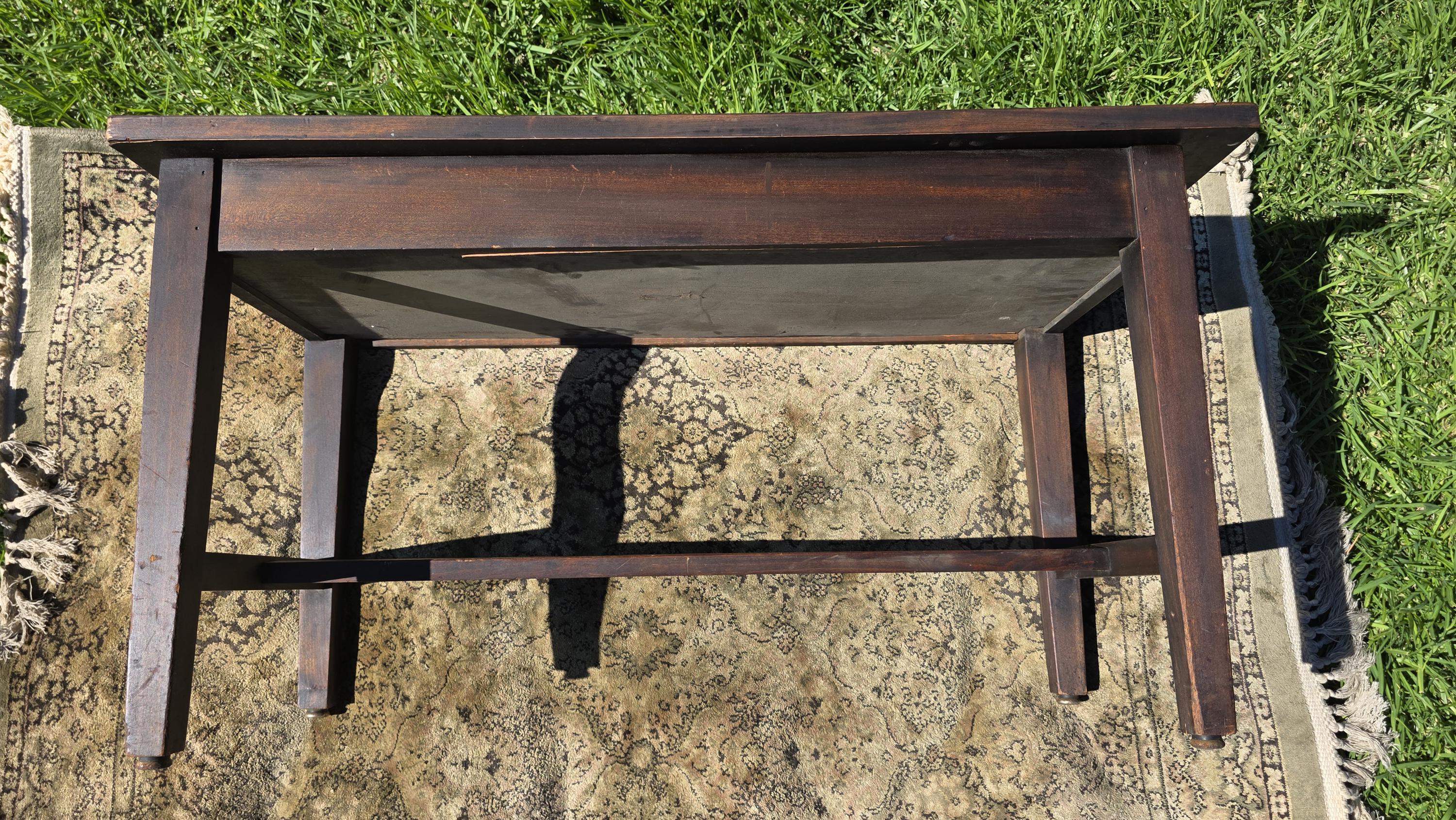 1910s Tonkbench Piano Seat with Storage — Blue Bird Furniture Los Angeles