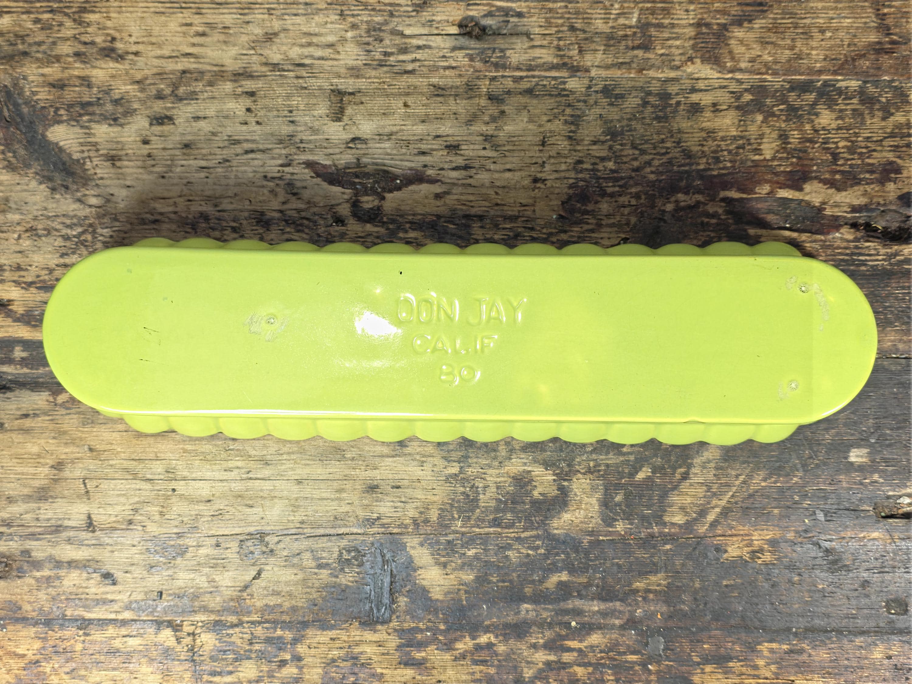 Vintage DON JAY California Pottery Planter 15.75"L – Mold No. 80