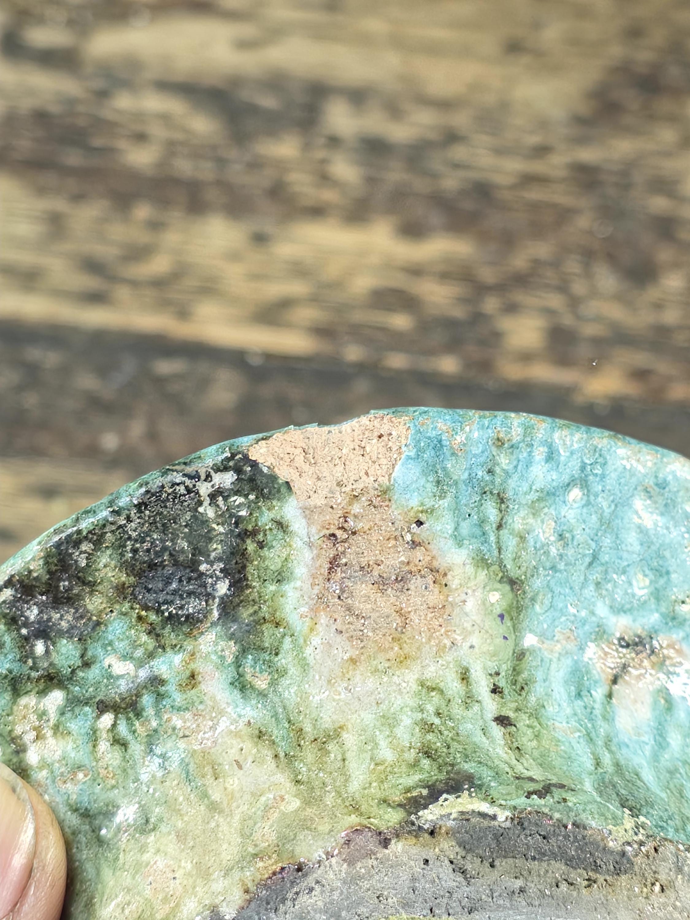 Vintage Green-Glazed Studio Pottery Small Bowl / Dish / Ashtray 5" Dia × 1.5" H