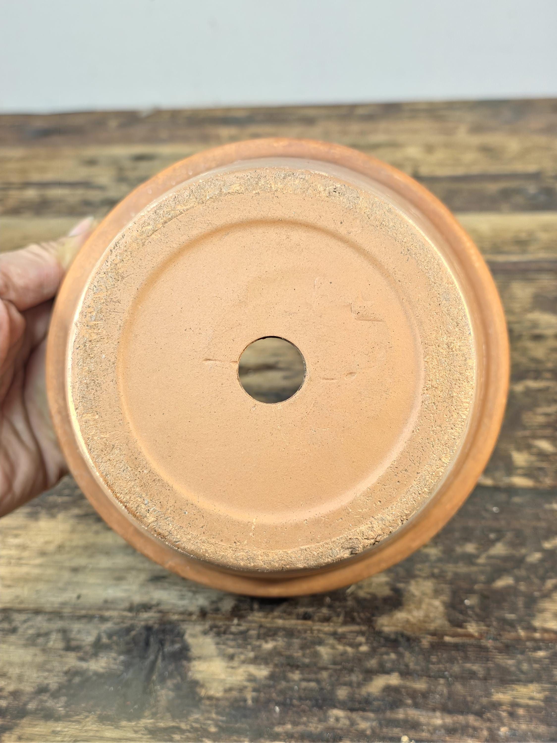 Vintage Unglazed Terracotta Planter Pot – VAS-TREV Italy – 7" Dia