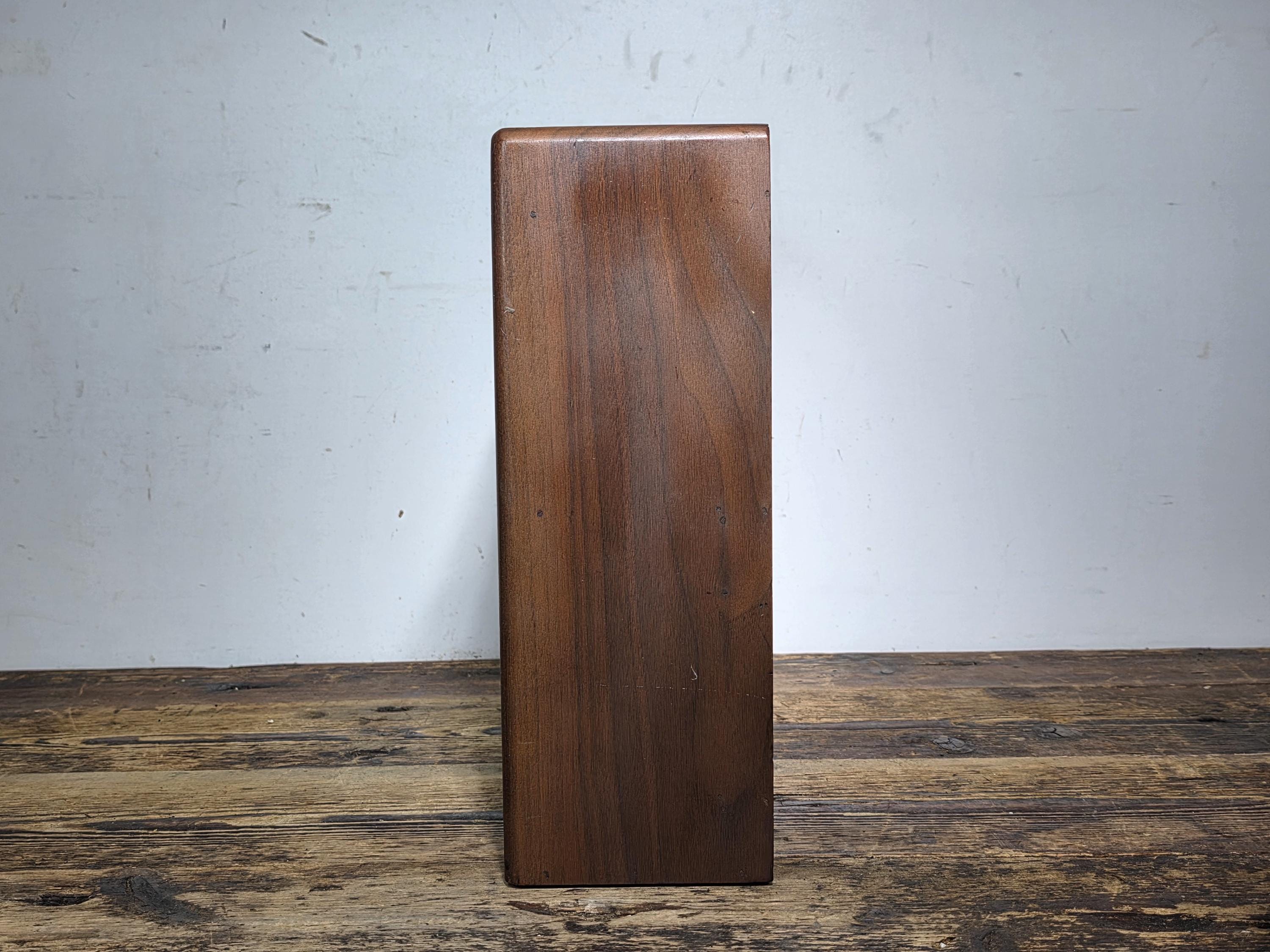 Mid-Century Modern Walnut Wall-Mounted Document Organizer