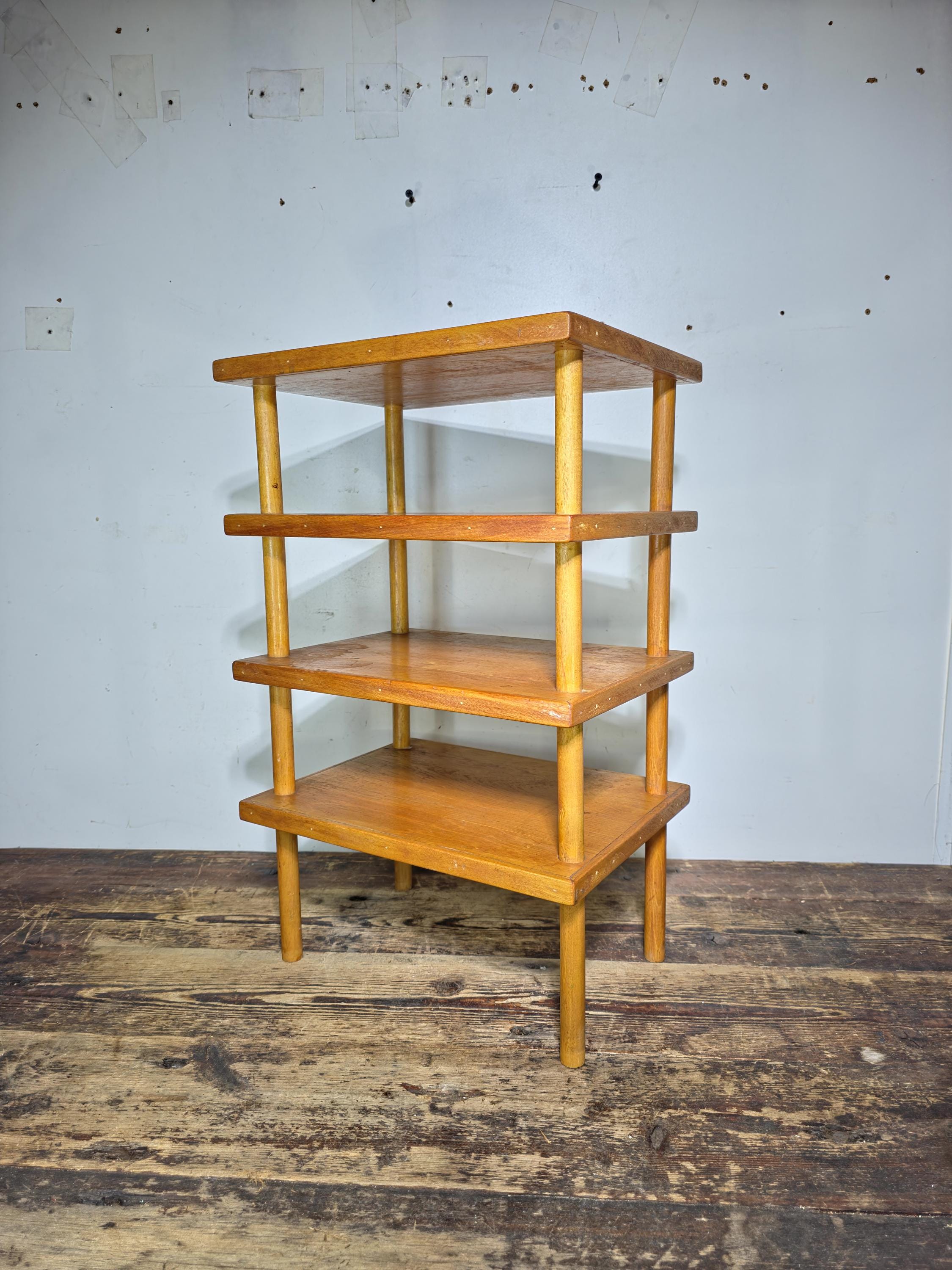 MCM Charming Wooden Toddler Shoe Rack / 4-Tier Utility Shelf