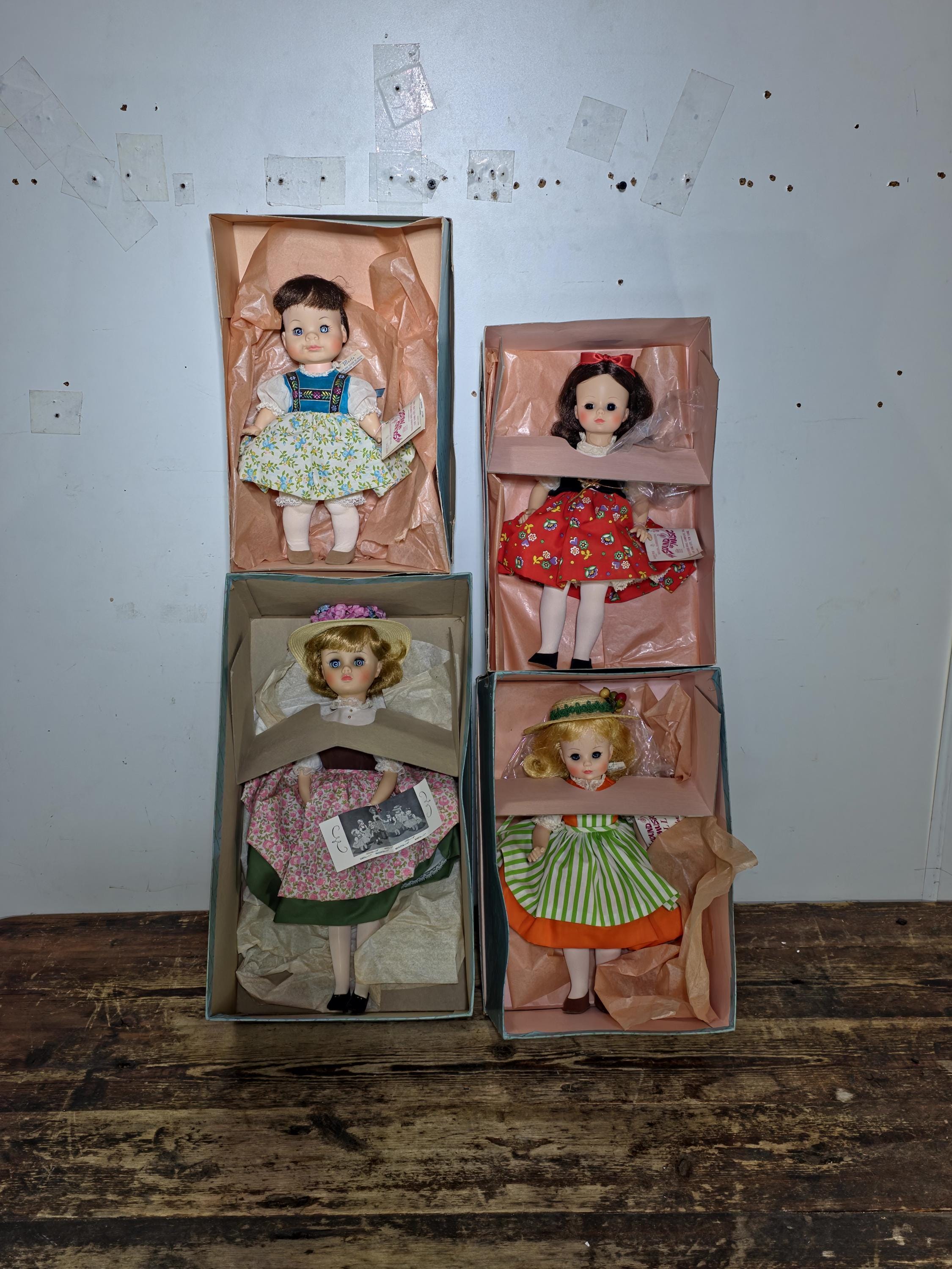 Madame Alexander Sound of Music Dolls Set of 4 Maria Liesl Brigitta Marta 1970s