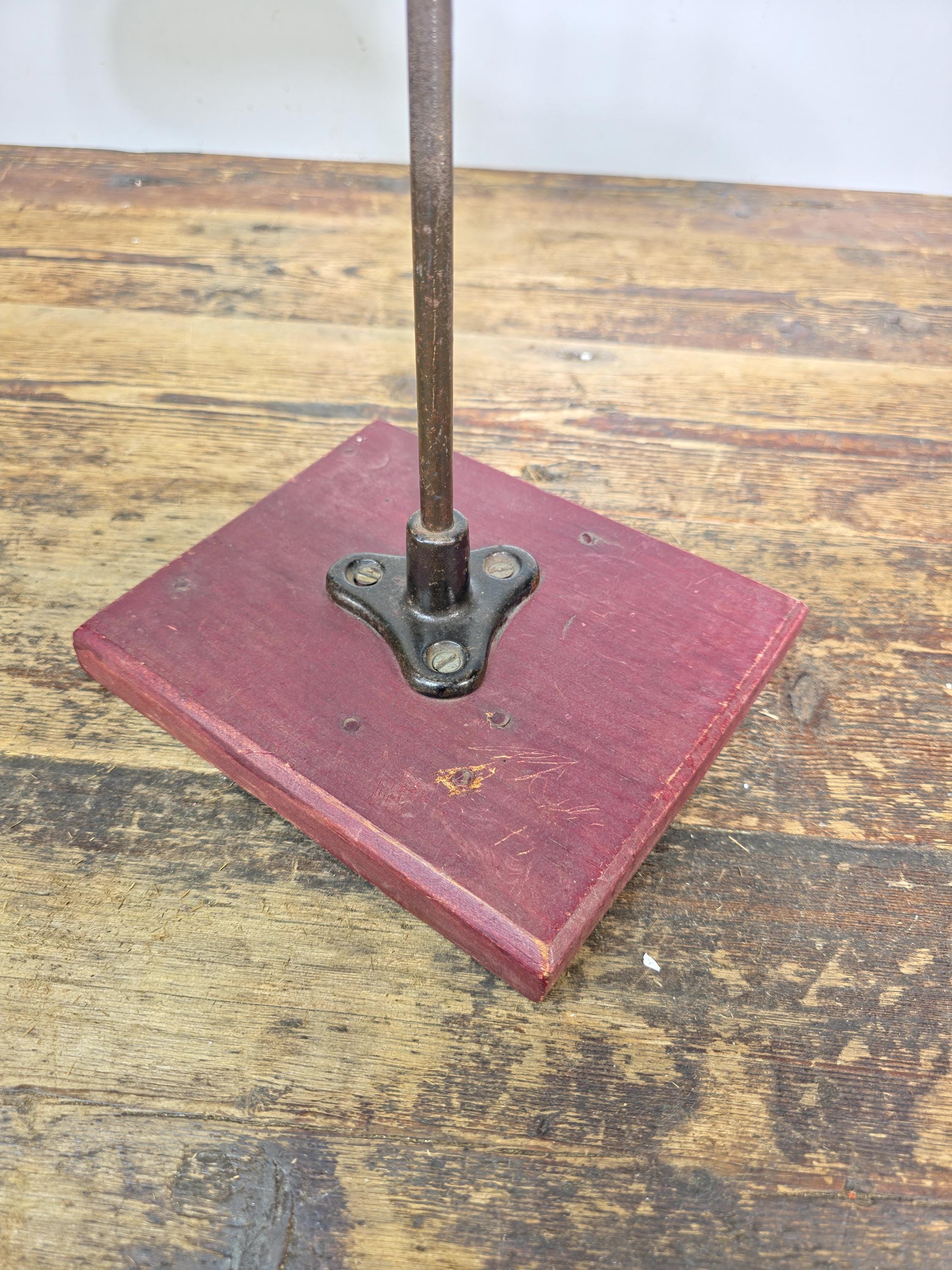 1930s Singer SIMANCO Cast Iron Butterfly Thread Stand USA Industrial Spool