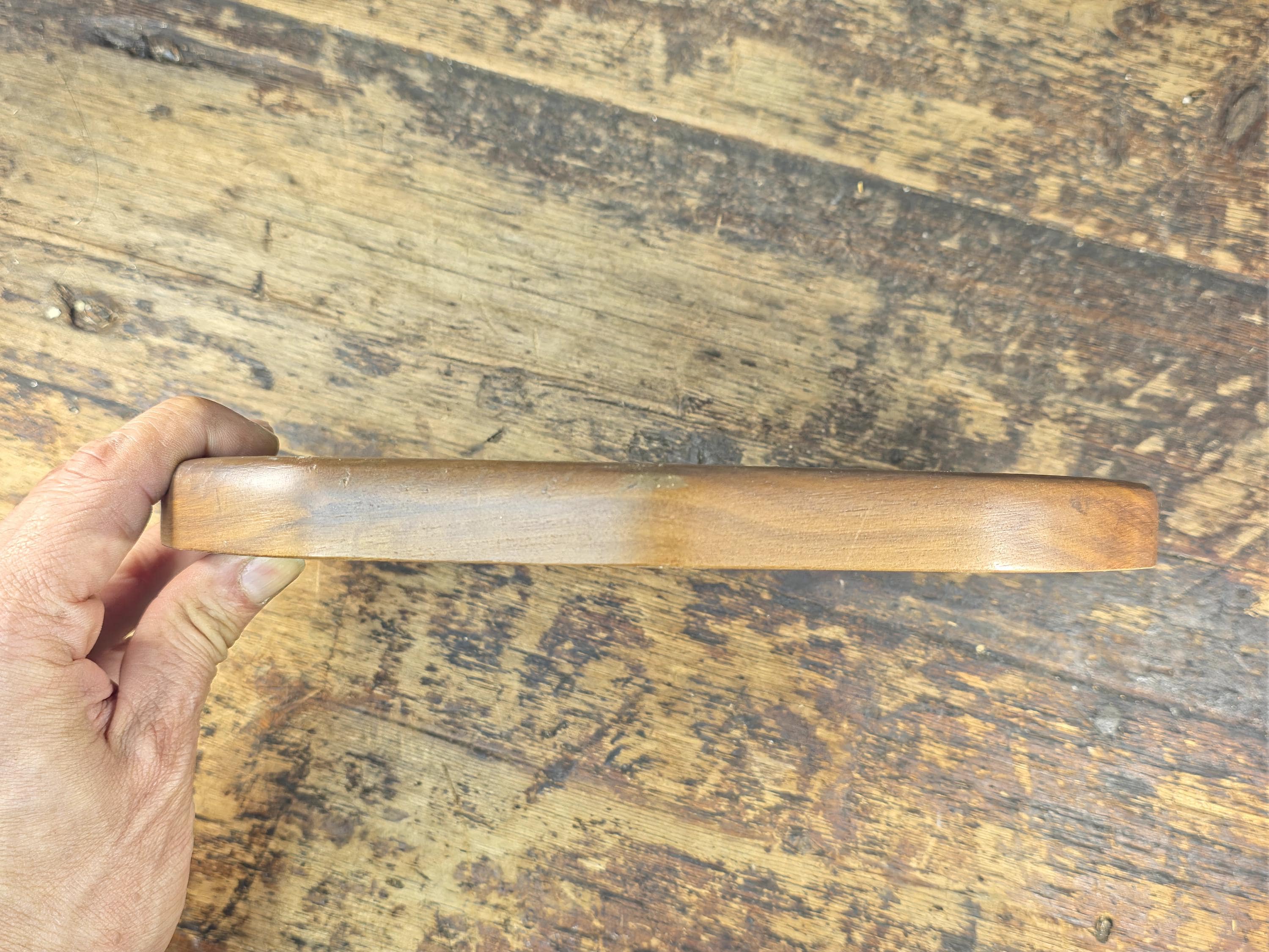 Vintage Wooden Display Stand / Base – Walnut Finish 9.5" x 6.5"