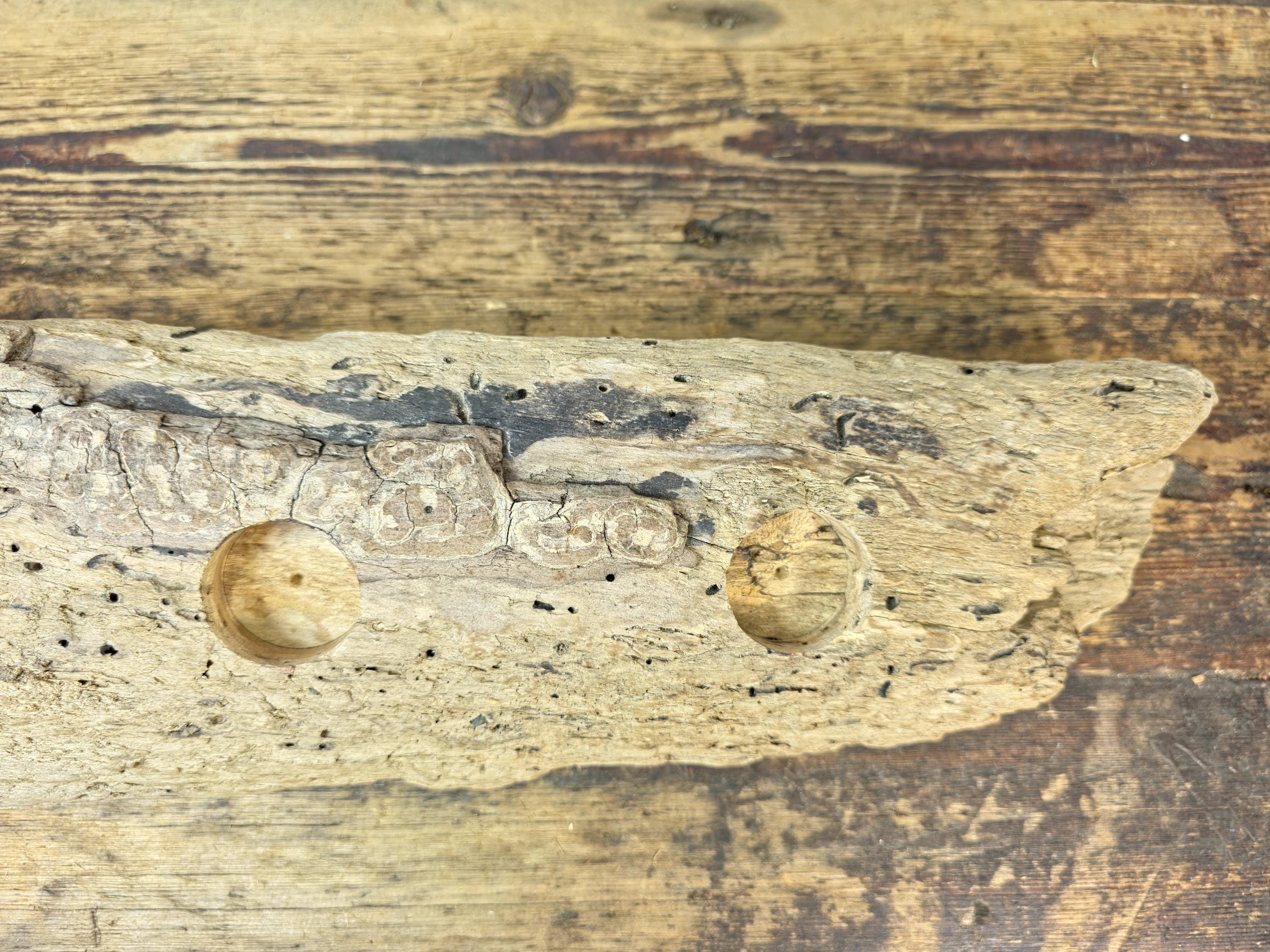 Artisan Made Driftwood three votive candle holder Including 3 Tea lights 19.5" L