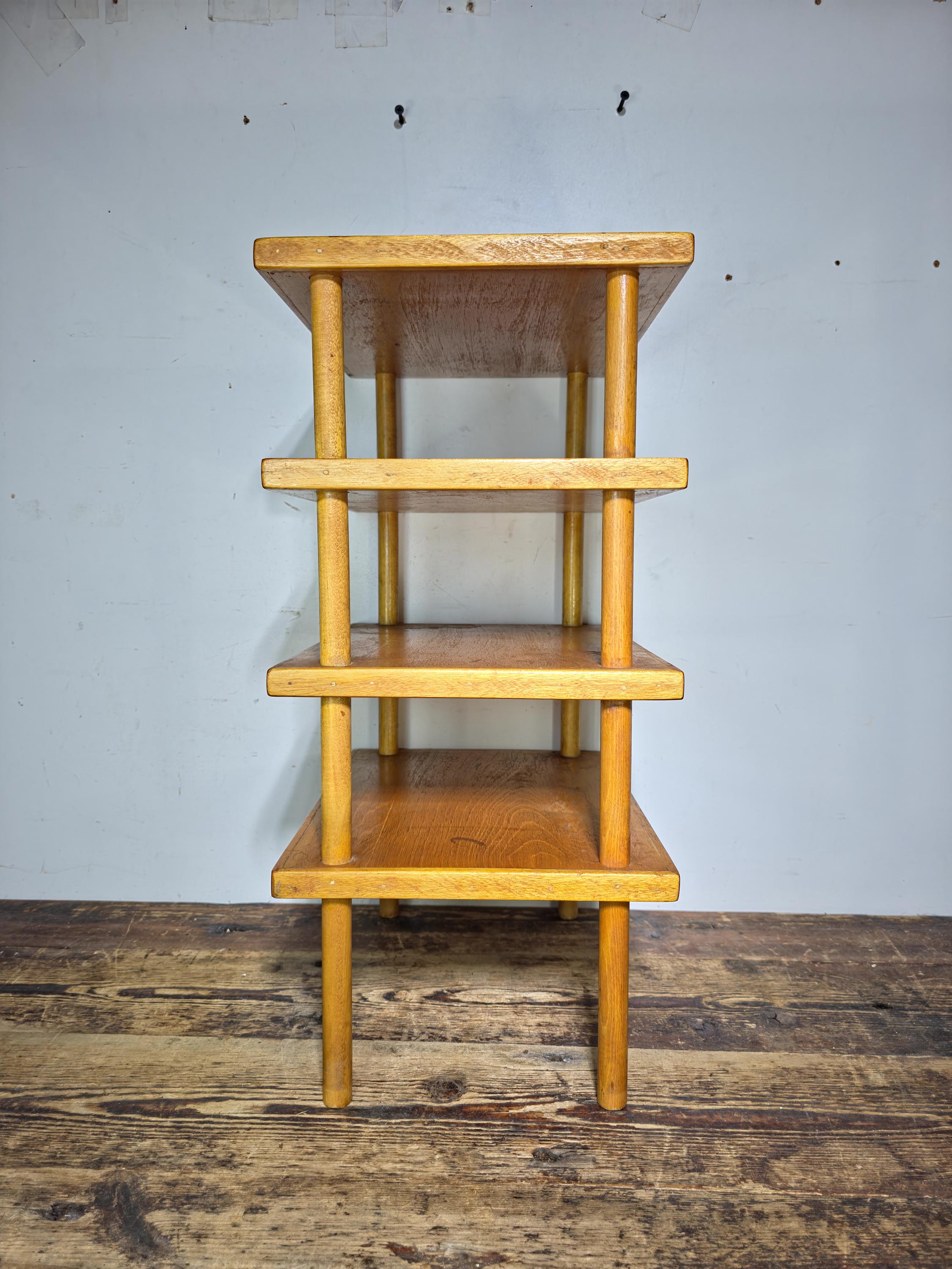 MCM Charming Wooden Toddler Shoe Rack / 4-Tier Utility Shelf