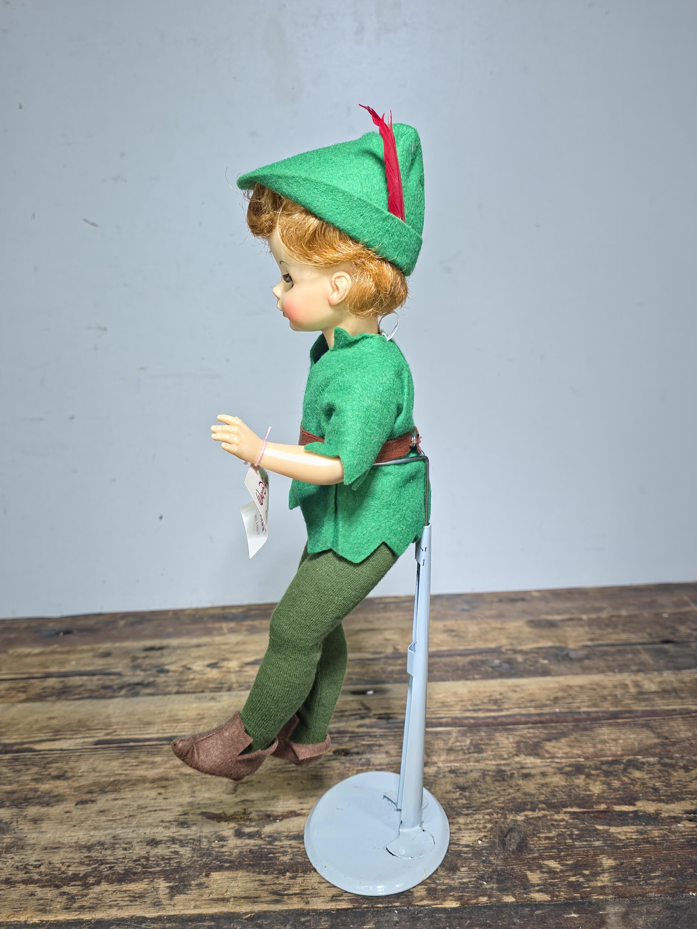 Vintage 1970s Madame Alexander Peter Pan Doll 14” w/ Box & Tag | Near Mint
