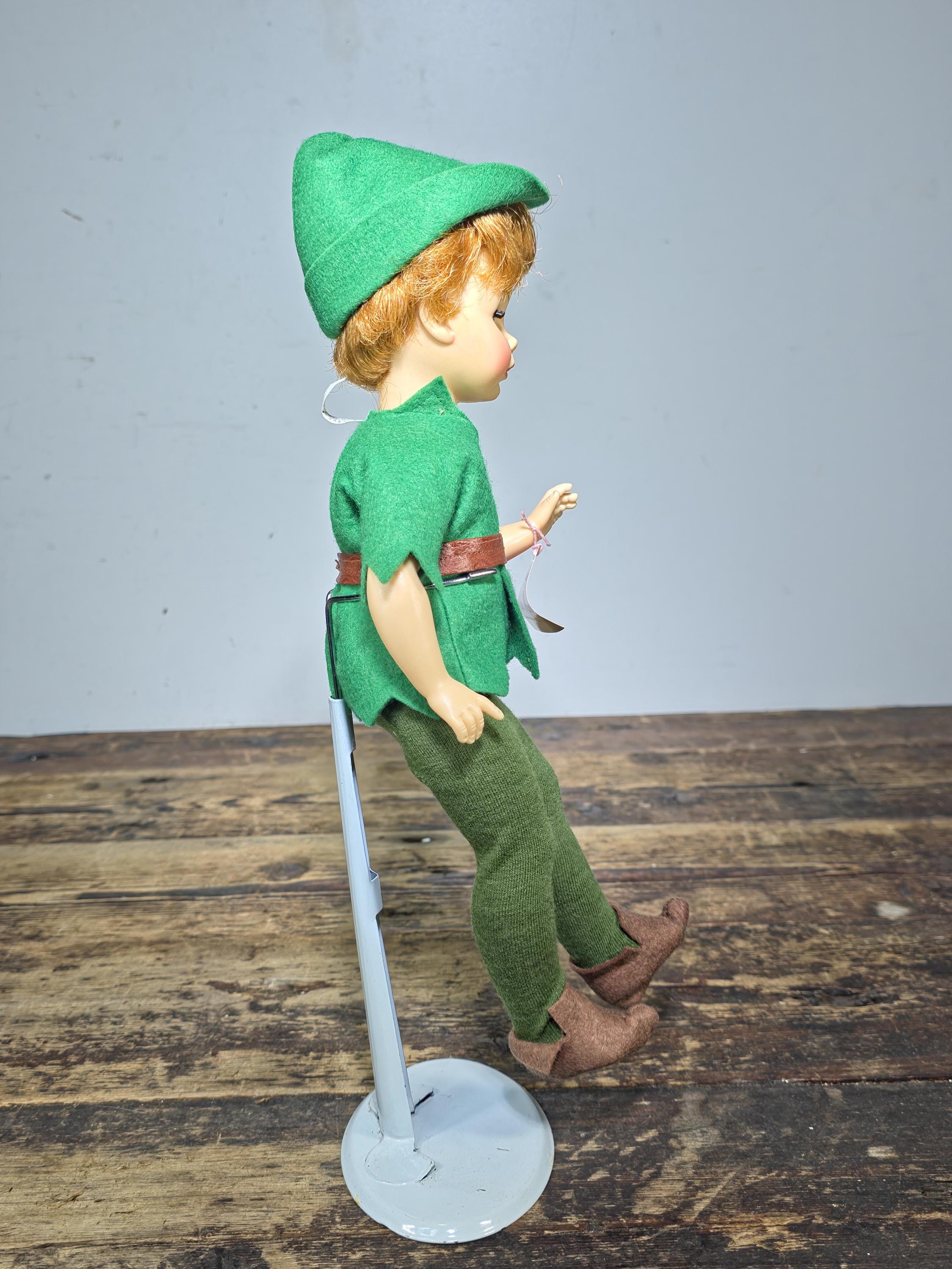 Vintage 1970s Madame Alexander Peter Pan Doll 14” w/ Box & Tag | Near Mint