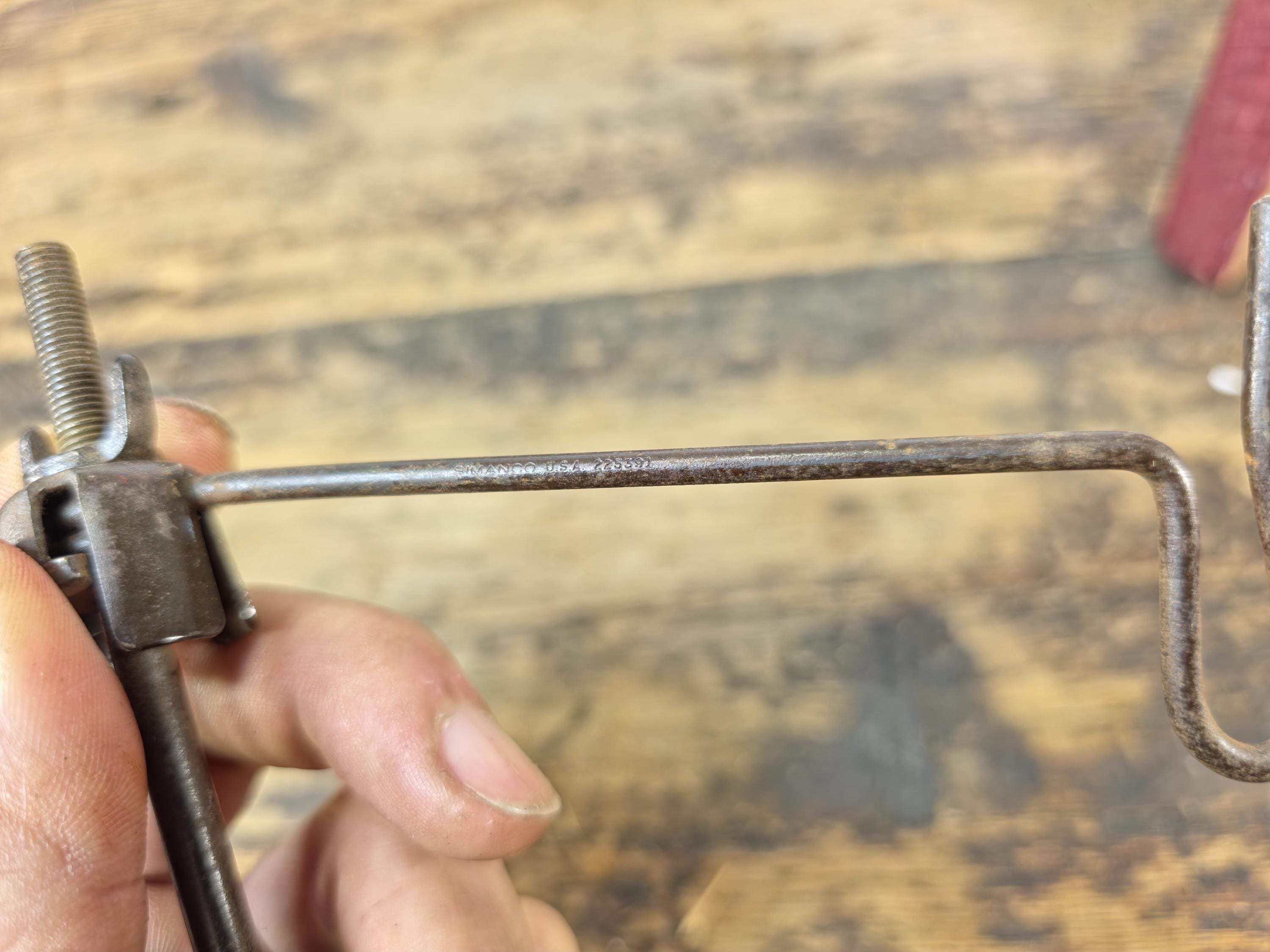 1930s Singer SIMANCO Cast Iron Butterfly Thread Stand USA Industrial Spool