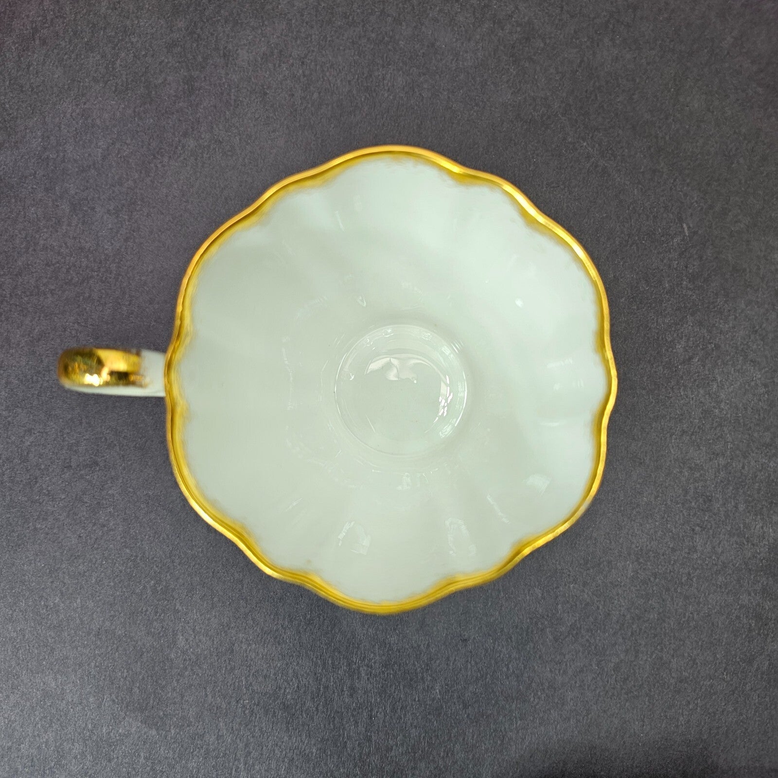 Vintage Taylor and Kent Gold Trim Teacup & Saucer Set From England