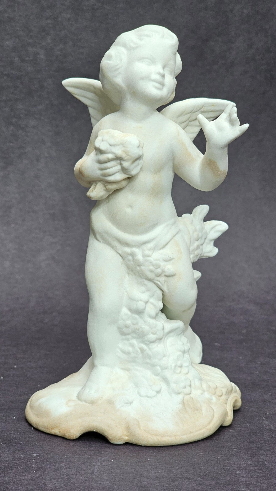 Vintage Dresden Original Germany Bisque Cherub Figurines Four Seasons (Stains)