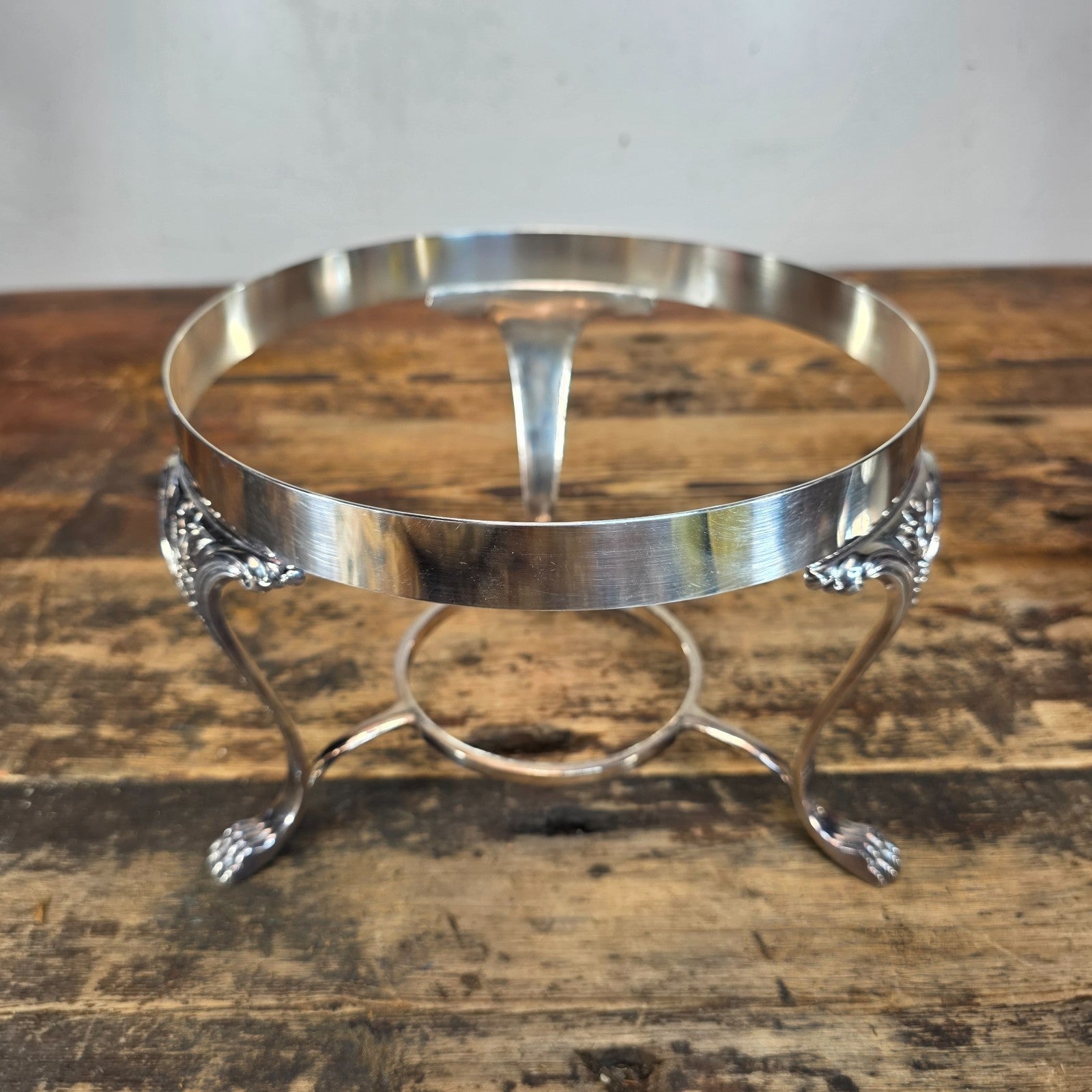 Antique International Silver Co. Silver Plate Chafing Dish – Complete with Stand