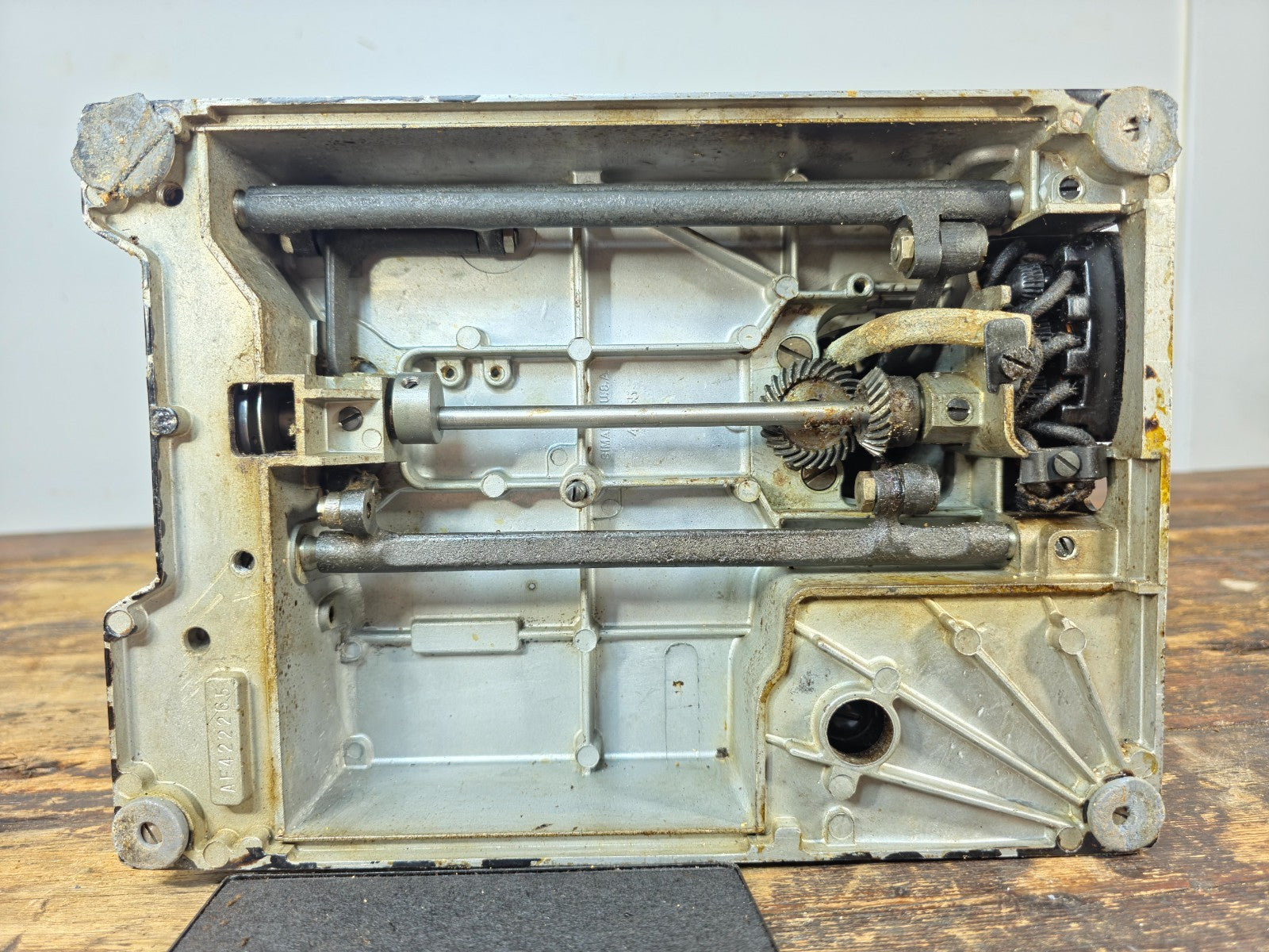 1937 Singer 221 Featherweight AE422265 – Early Scroll Faceplate — Motor Tested