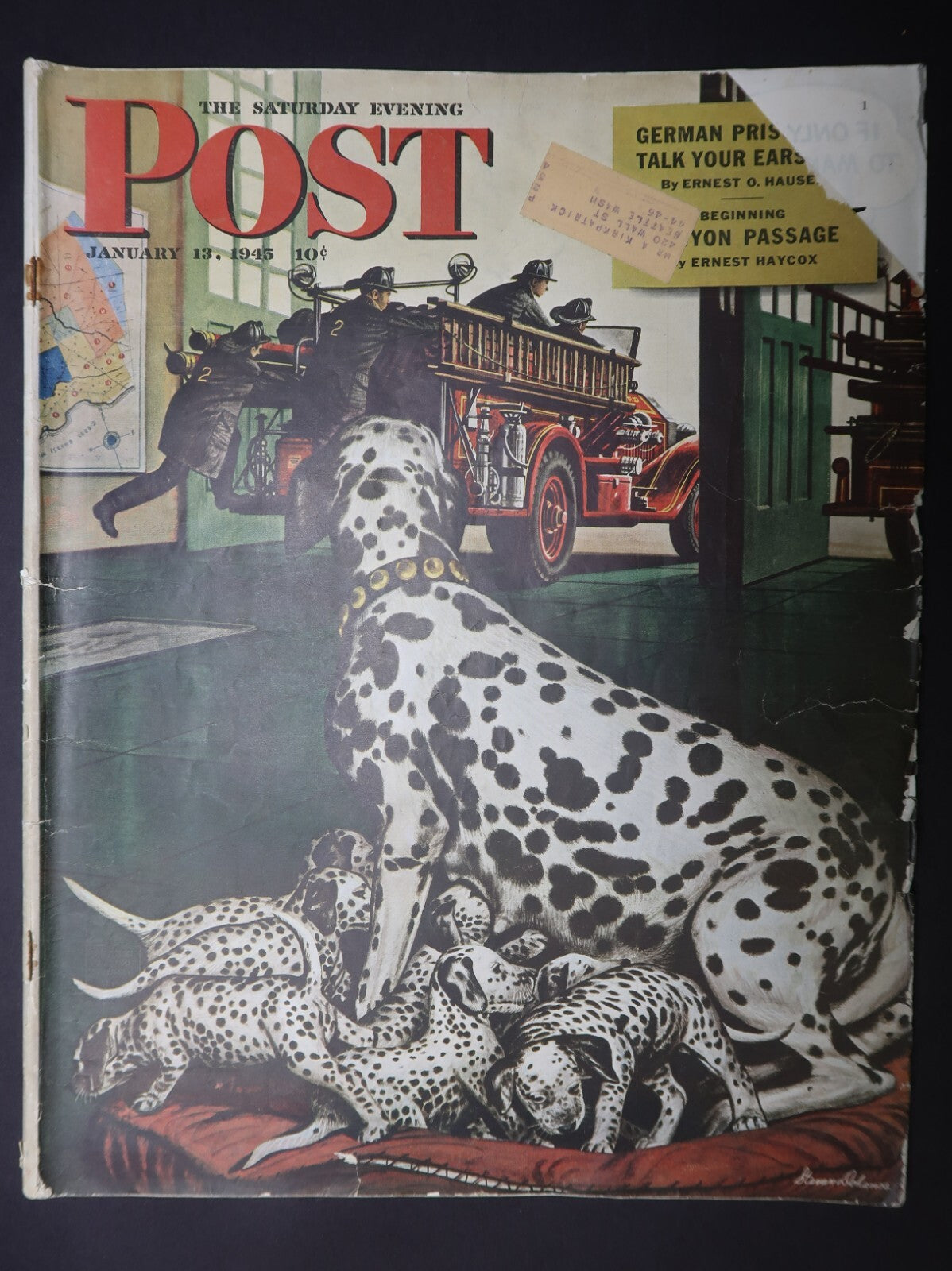 Saturday Evening Post Magazine 1945 January 13 Stevan Dohanos