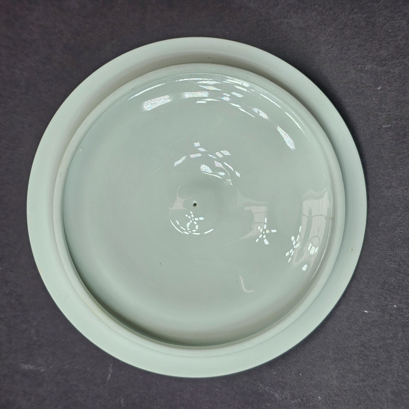 Vintage White Ceramic French Onion Soup Bowl With Lid Made In France