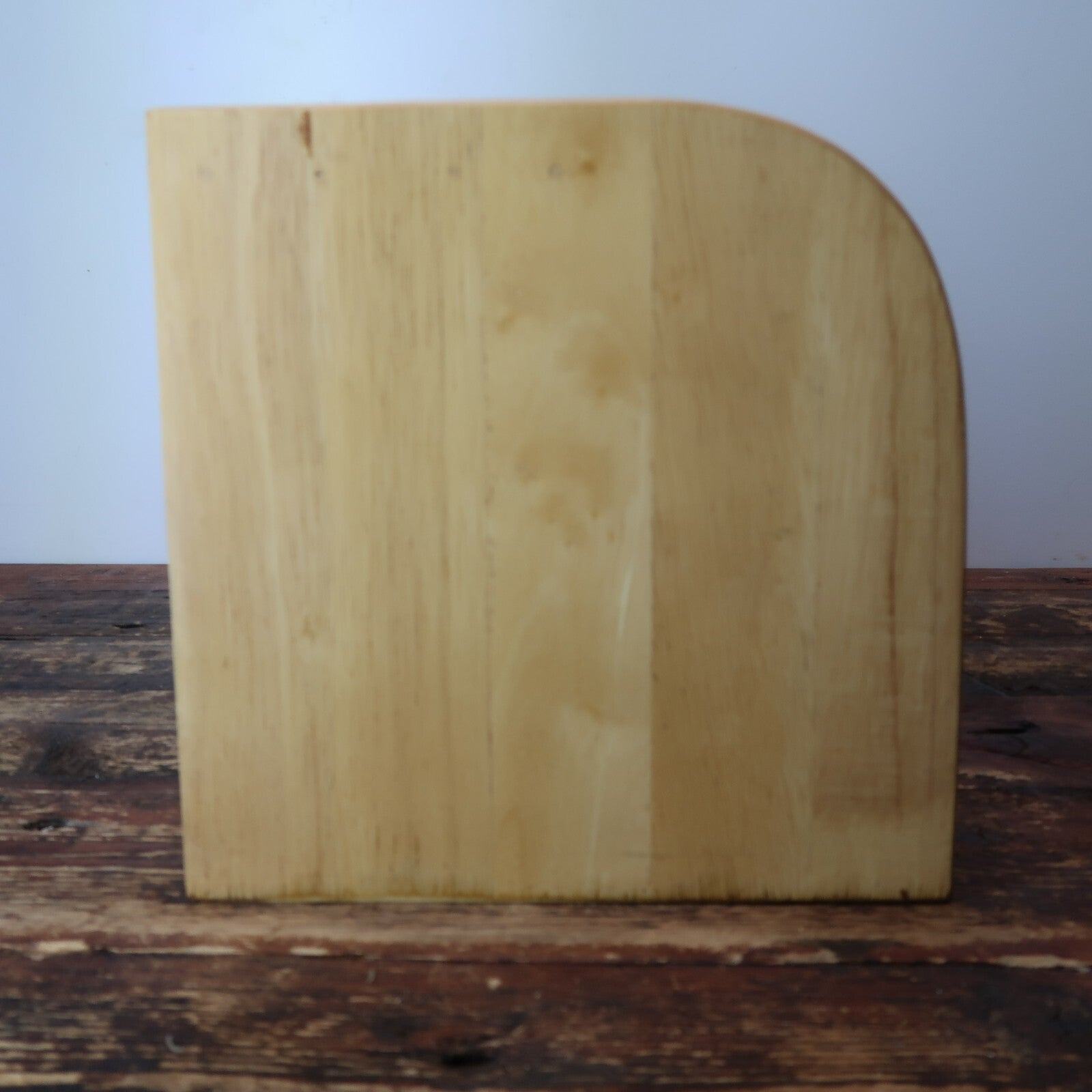 Kamenstein Wood Bread Box Roll-Top Front