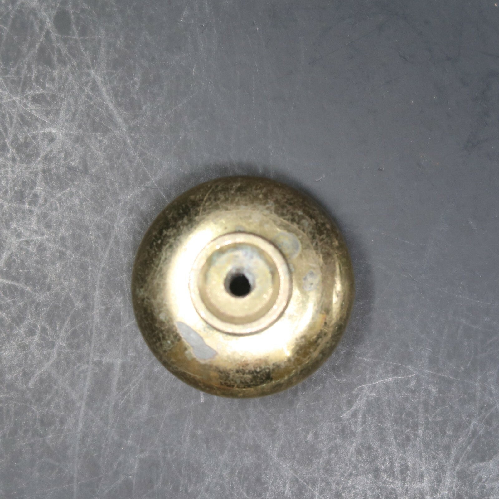 Vintage Brass Round Knob 1.5" x 1.5" x 1.2"