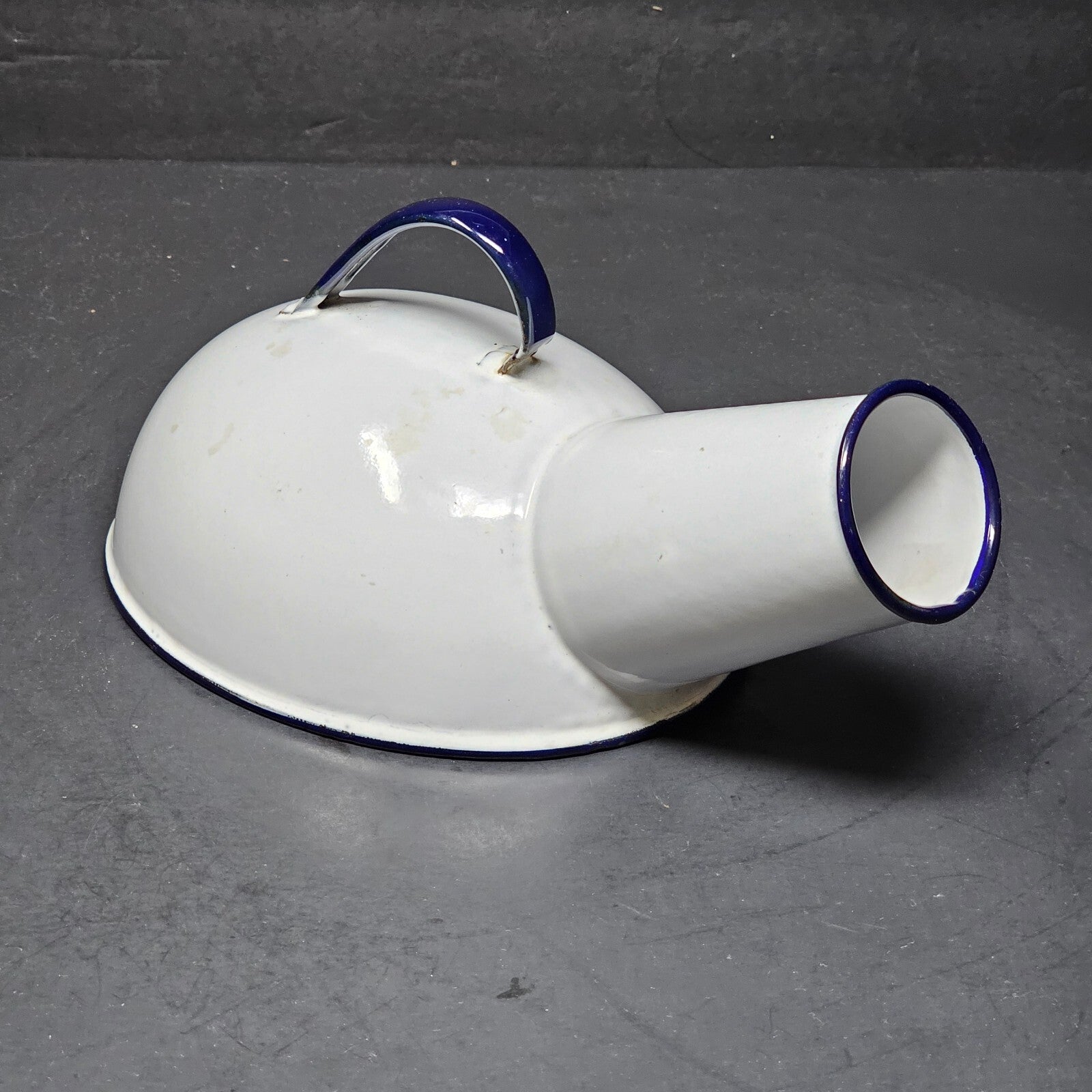 Vintage Cesco Columbian Hospital Enamel Urinal