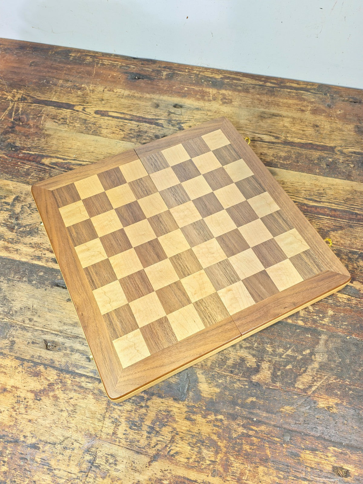 Handcrafted Wooden Folding Chess Set | 34 Pieces (Includes Extra Queens)