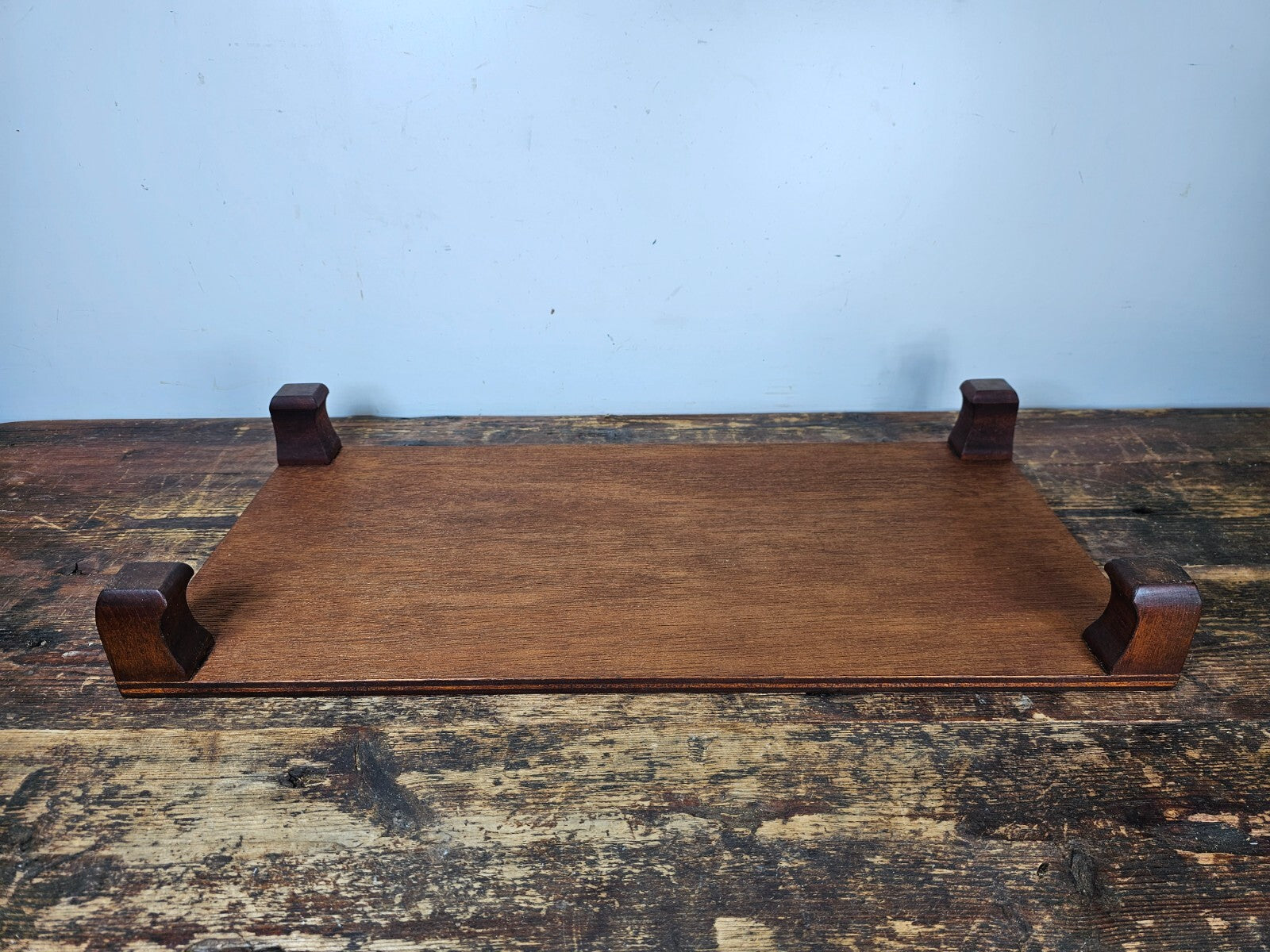 Japanese Wooden Ikebana Vase Bonsai Display Stand With Legs