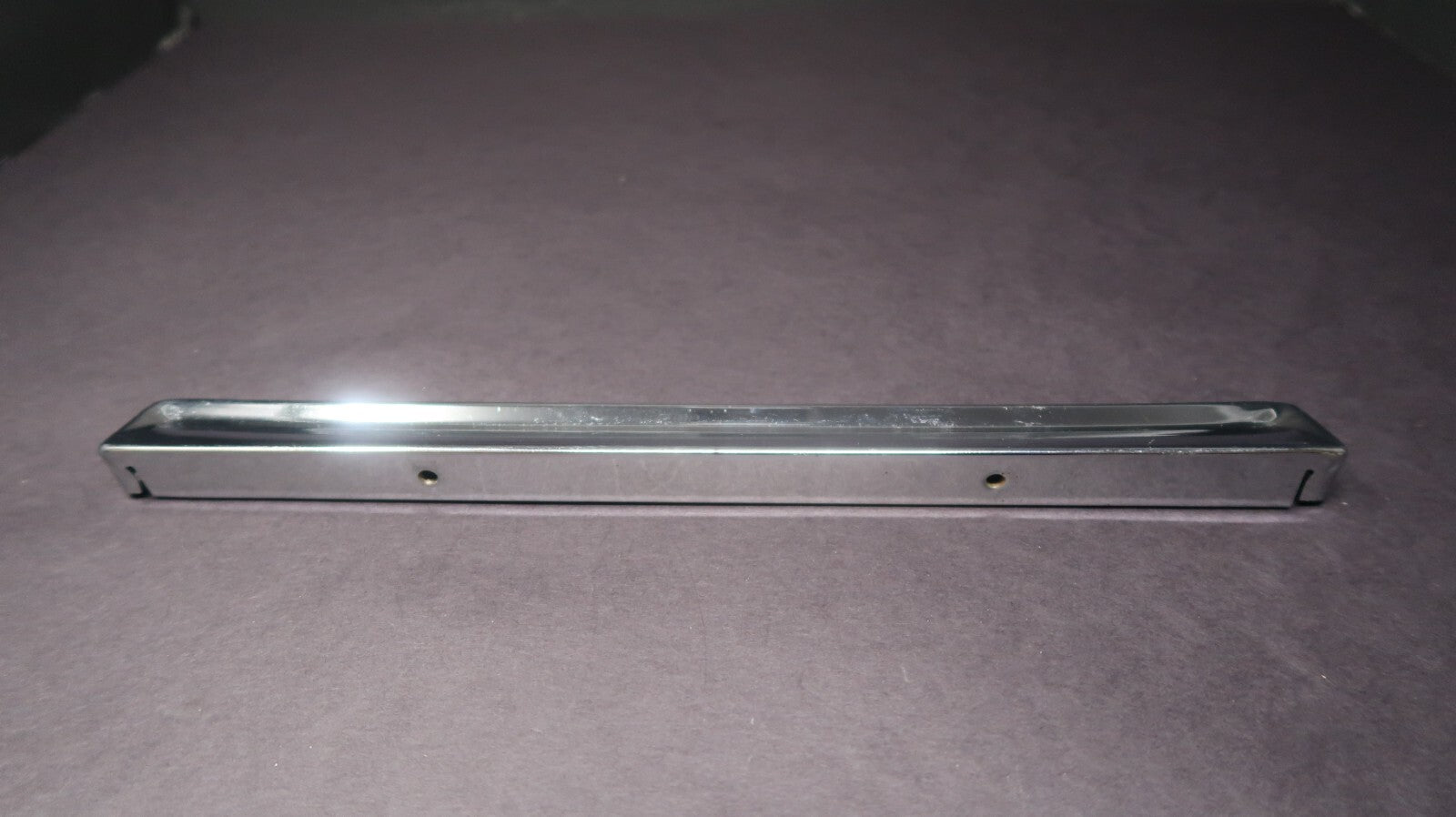 Vintage Cabinet Handle Pull Kitchen Drawer Pull Metal Chrome 12"