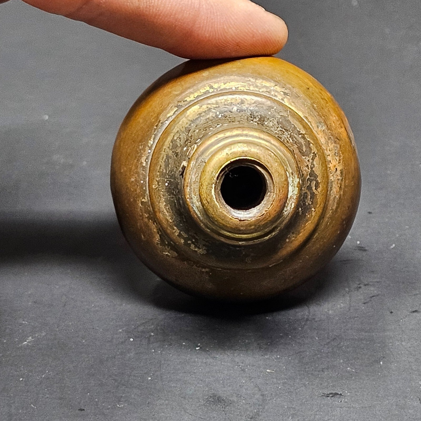 Antique Single Door Knob Solid Brass