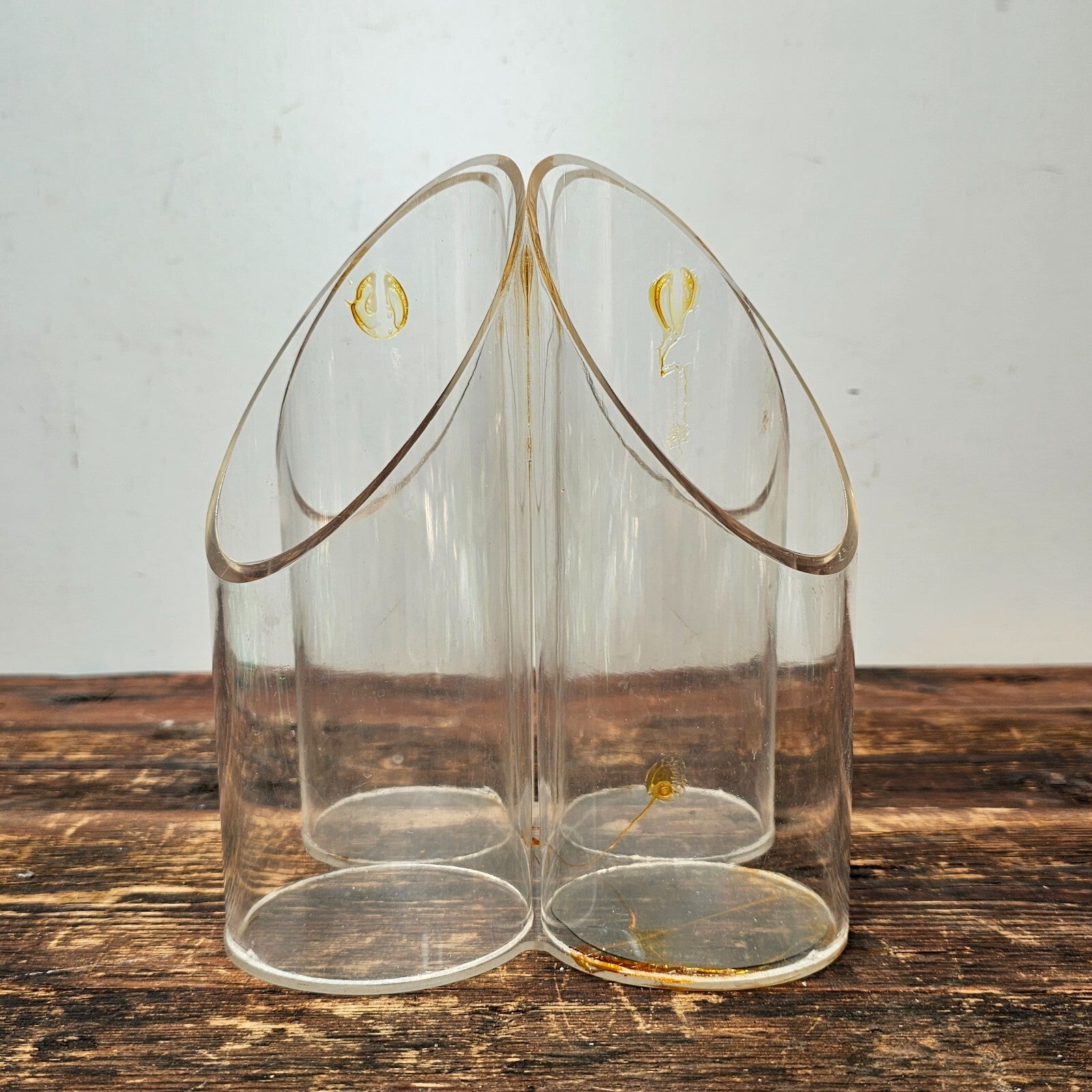 Vintage Lillian Vernon Acrylic Flower Vase
