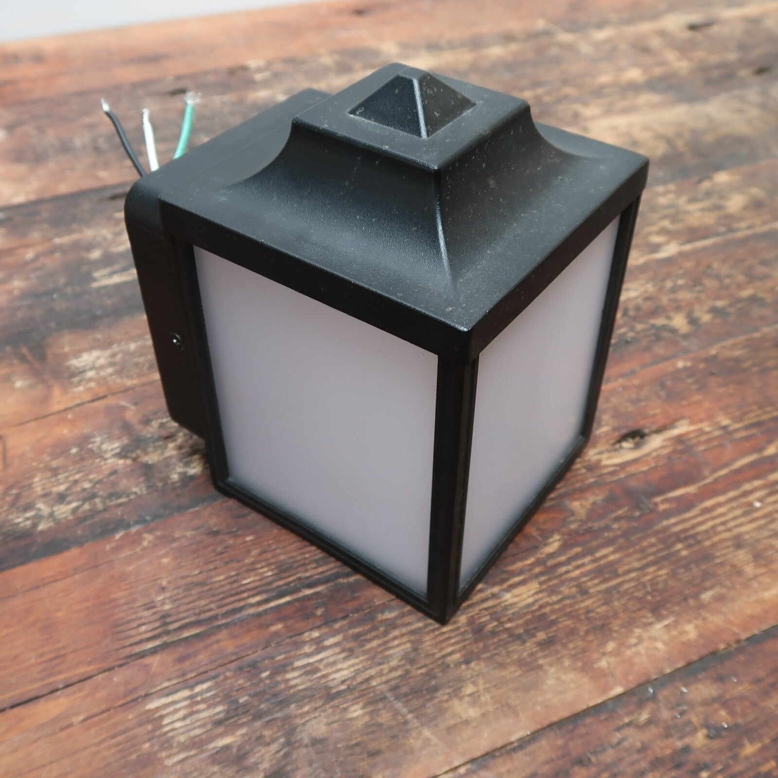 Outdoor LED Wall Light Fixture Porch Patio Lantern Lamp