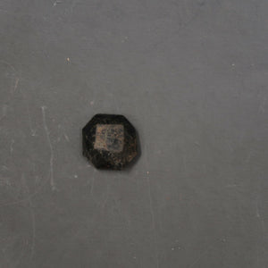 Antique Black Octagon Button