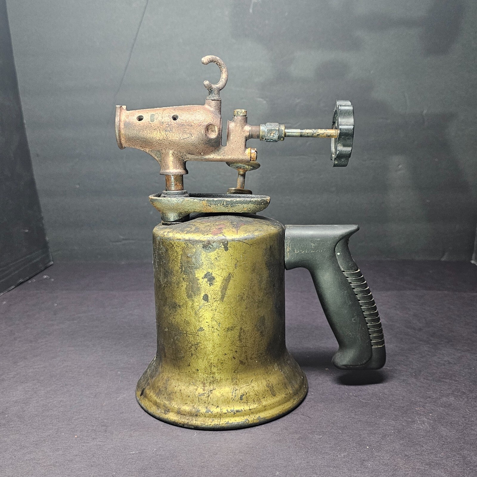 Vintage Dunlap Brass Blow Torch Model with Bakelite Handle (Sold As Parts)