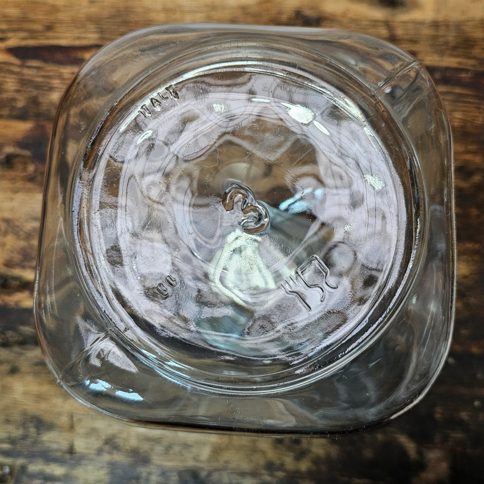 Bormioli Rocco Fido Glass 3 Liter Square Canning Jar from ITALY (No Gasket)
