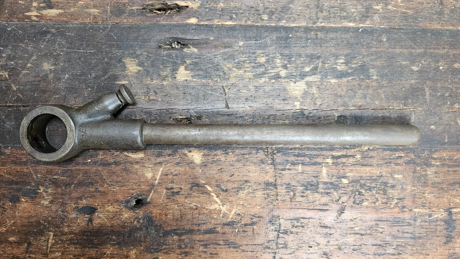 Toledo Pipe Threading Machine Co. with 3 Dies 3/4, 1/2, 3/8" Vintage
