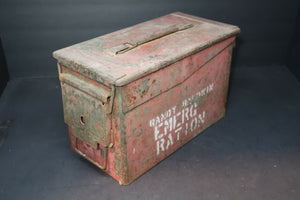 Vintage Ammo Can Metal Container US Military Issue Gear Storage