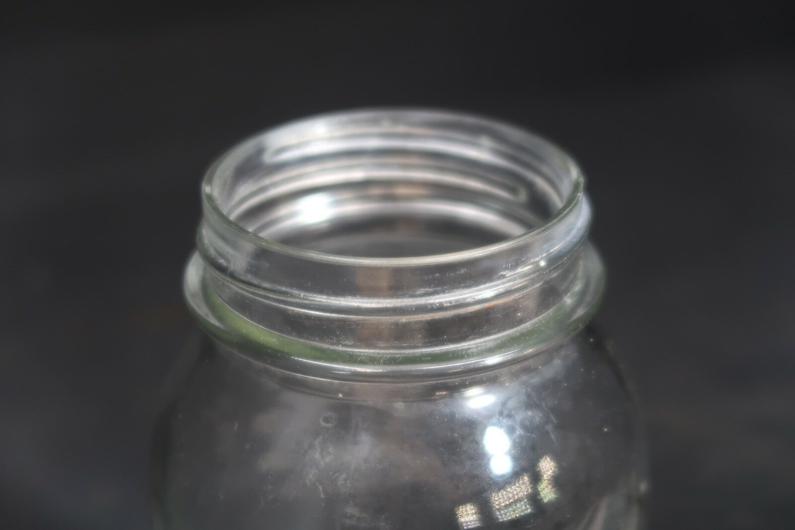 Vintage Canning Jar With Zinc Lid 3.75" x 7.5"