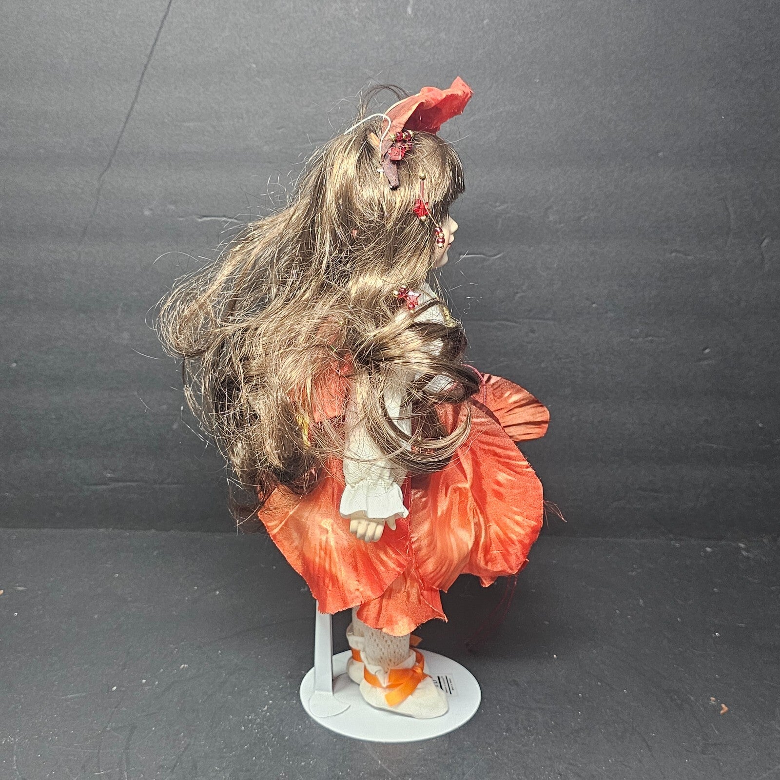 Marian Yu Design 12" Porcelain Doll Tropical 1980s