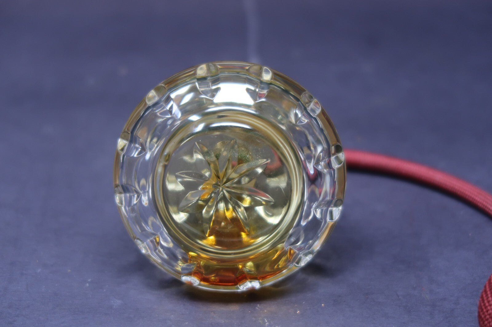 Waterford  Lismore Crystal Perfume Atomizer Bottle with Bulb & Tassel (AS-IS)