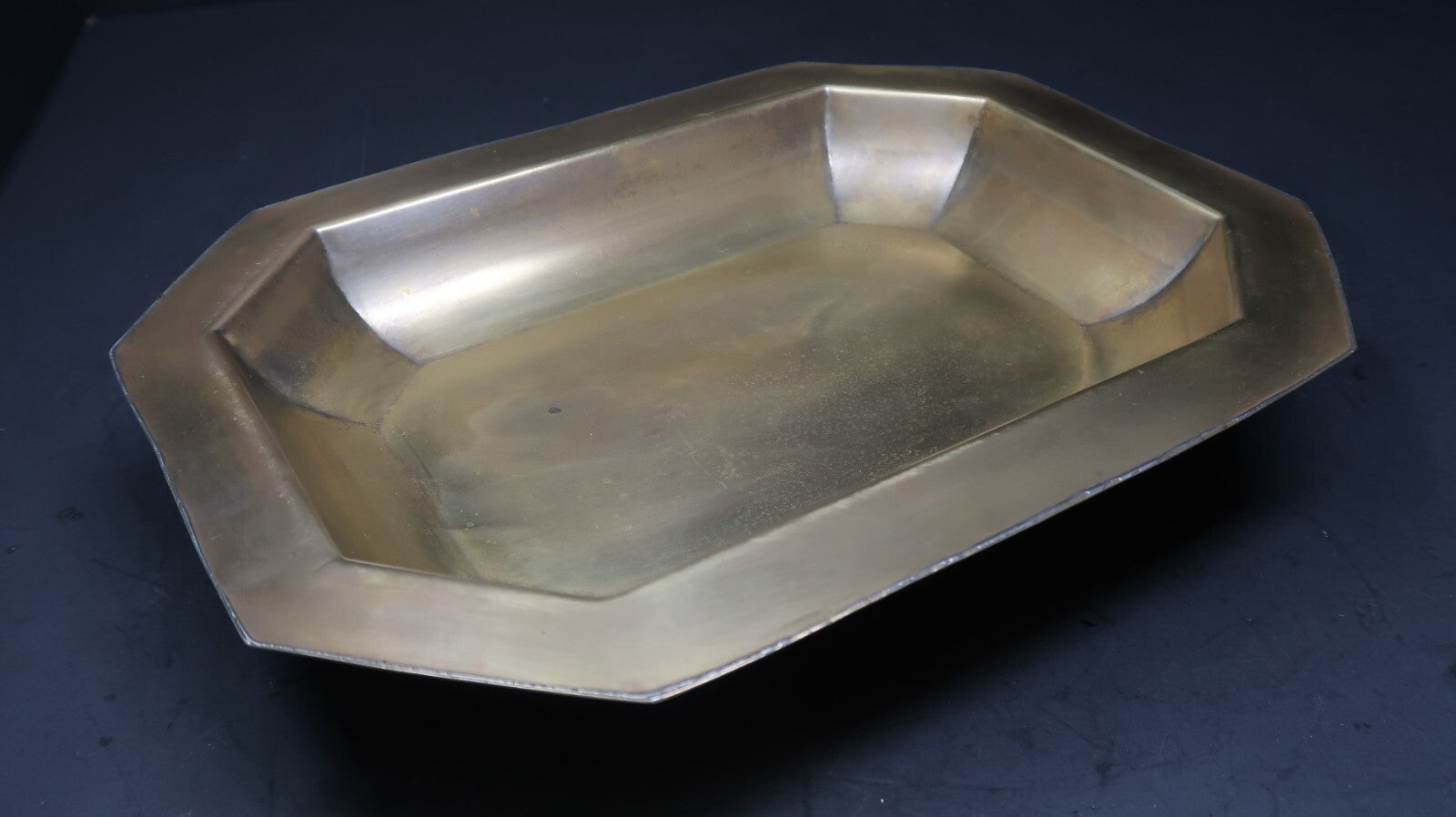Antique Sheffield Footed Rectangular Relish Dish Trinket L 11" x W 8.5" x H 2"