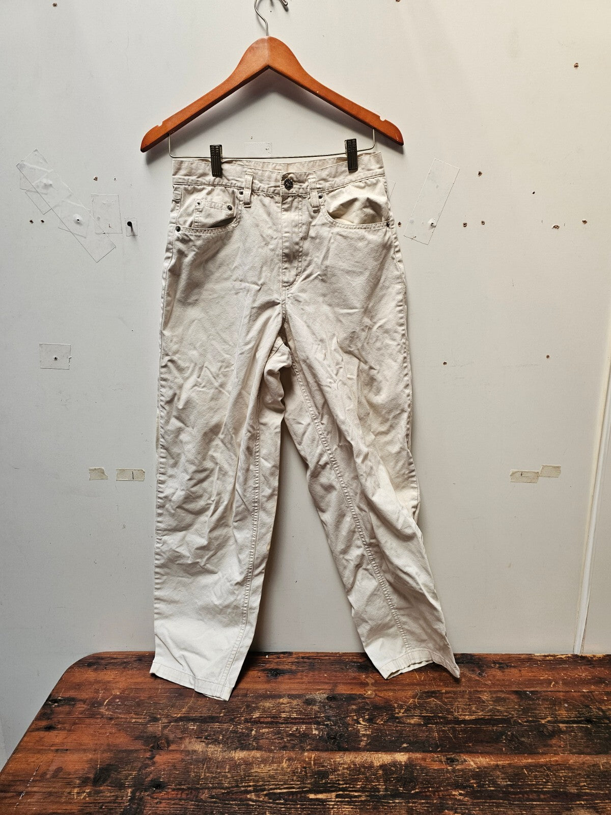Vintage Patagonia Mens Chino Pants White 29" x 29" (Actual)