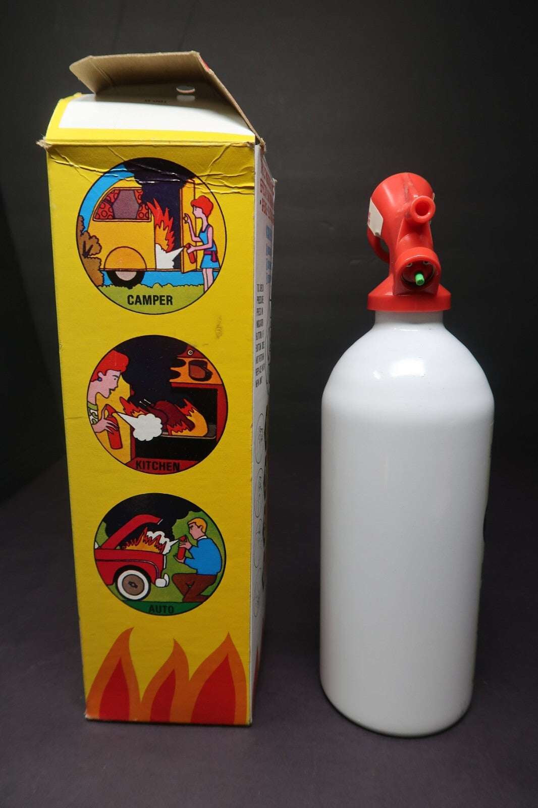 Vintage 1983 R.C. Industries Inc Fire Extinguisher