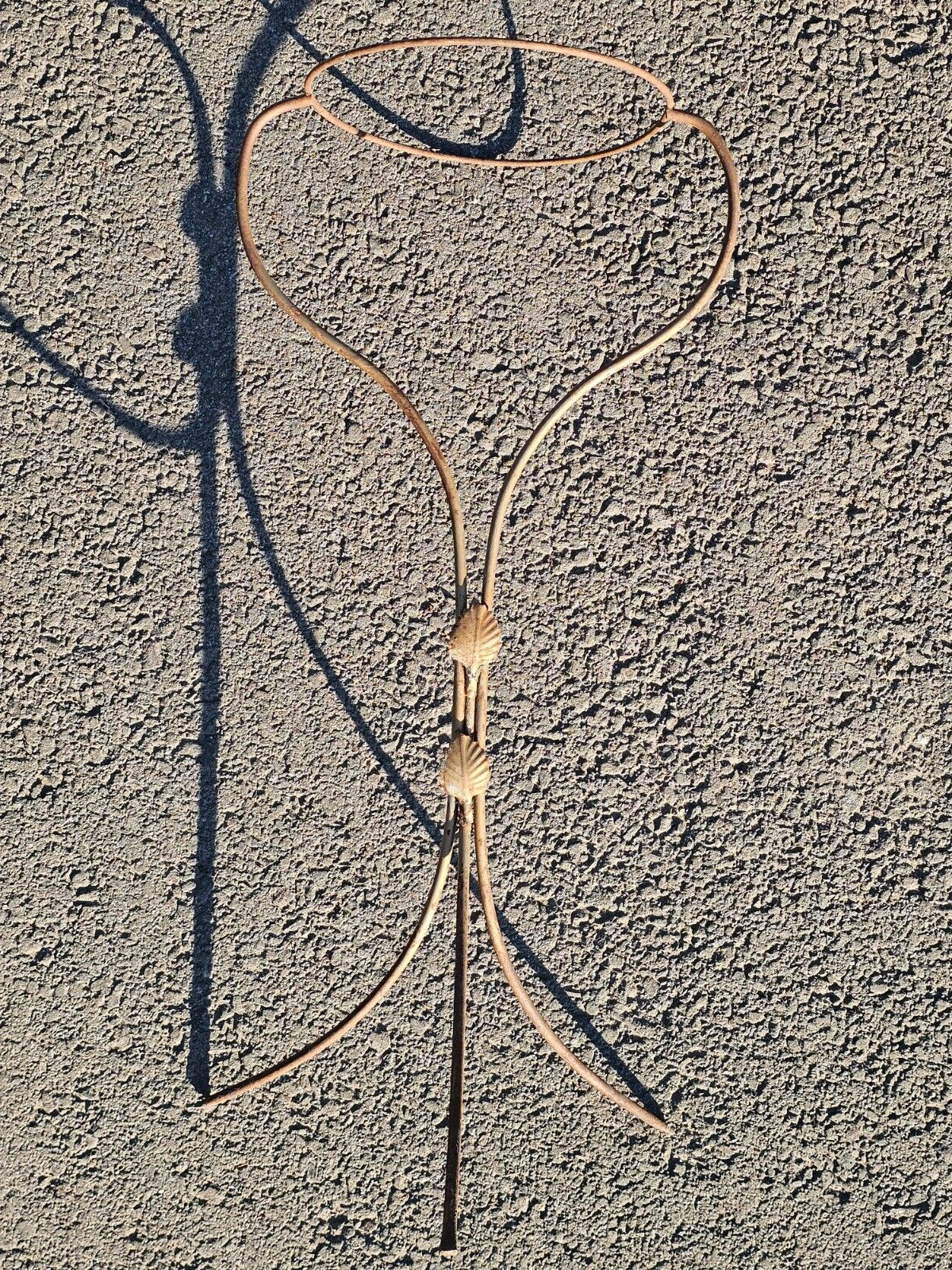 Vintage Metal Wire Plant Stand 29"H