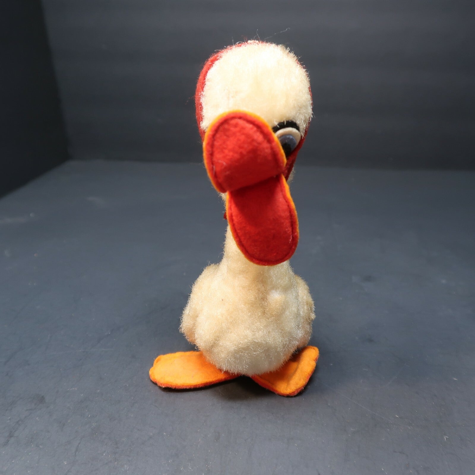 Vintage G.I.R. Pertegato Vicenza Duck Doll With Tag H6" Made in Italy 1960's